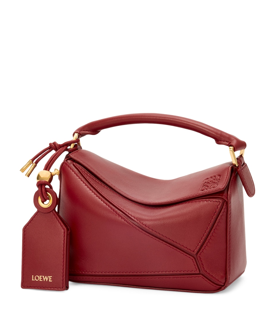 x Paula's Ibiza Mini Lambskin Puzzle Top-Handle Bag