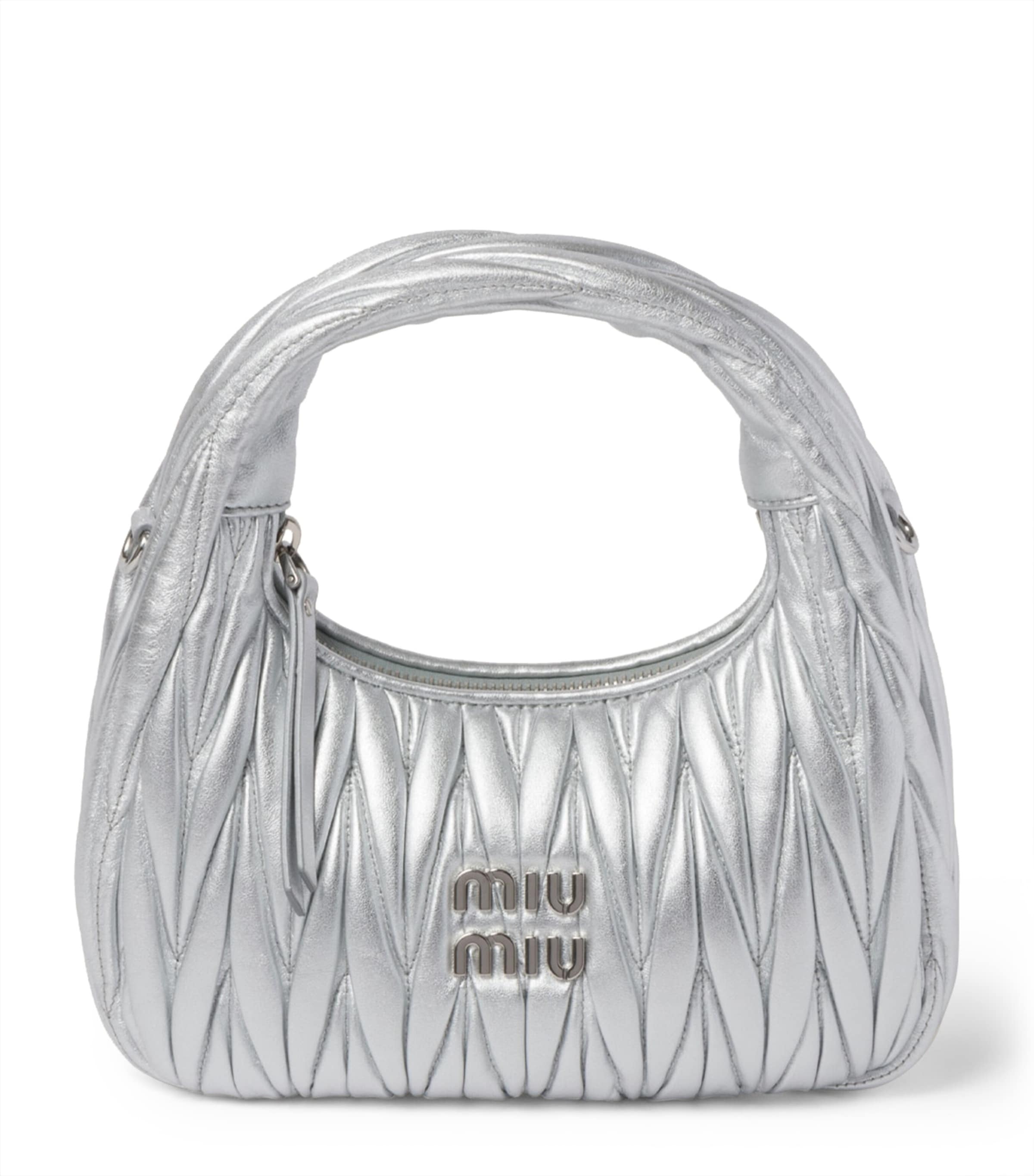 Miu Miu Matelassé Leather Wander Top-Handle Bag