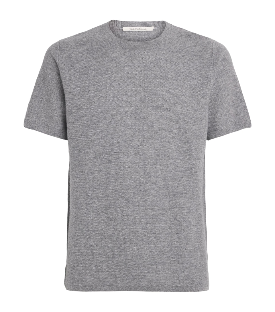 GOD'S TRUE CASHMERE Mens Cashmere Signature T-Shirt Emerald