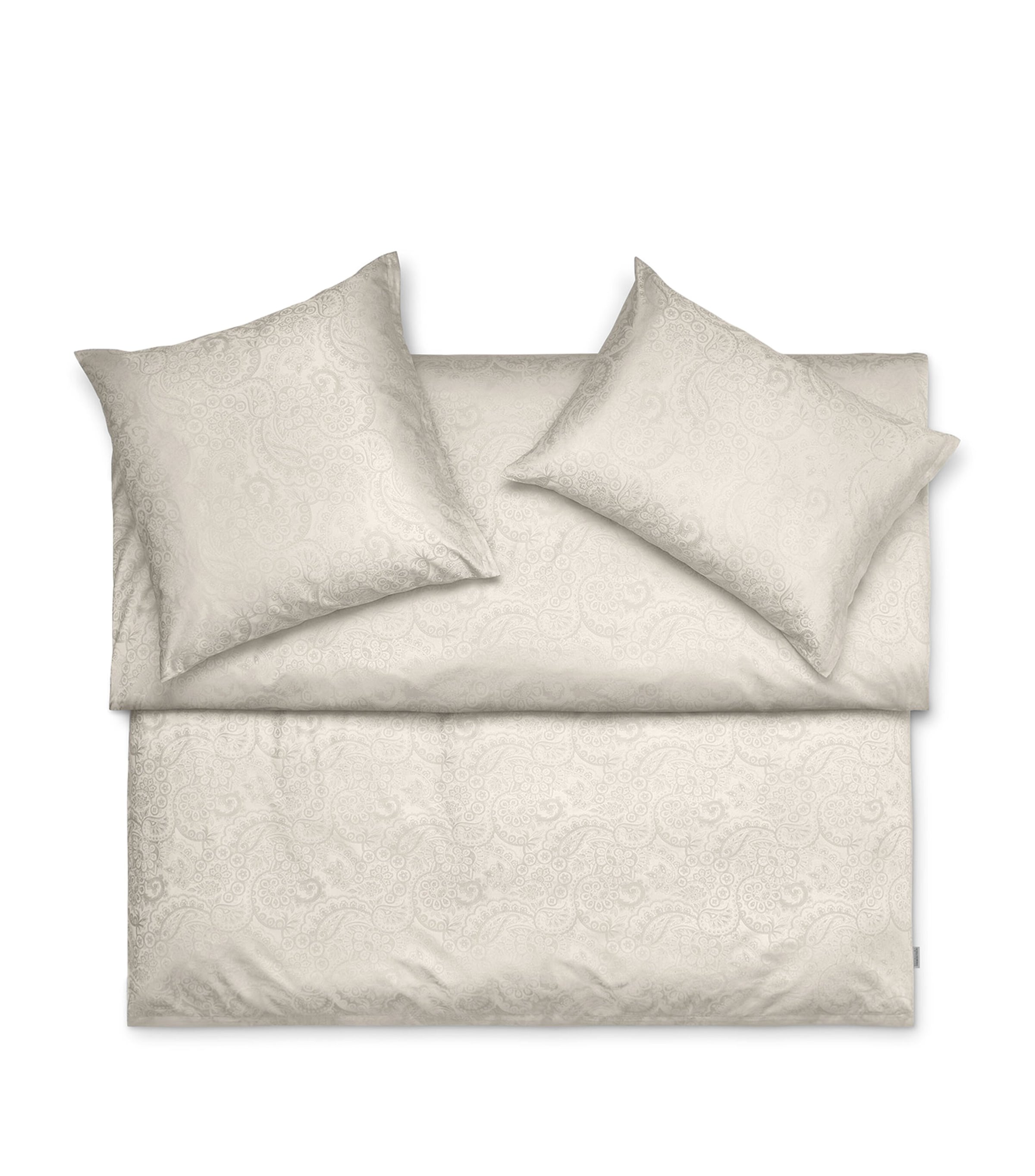 Schlossberg Paisley Talis Oxford Pillowcase (50cm x 75cm) Ecru