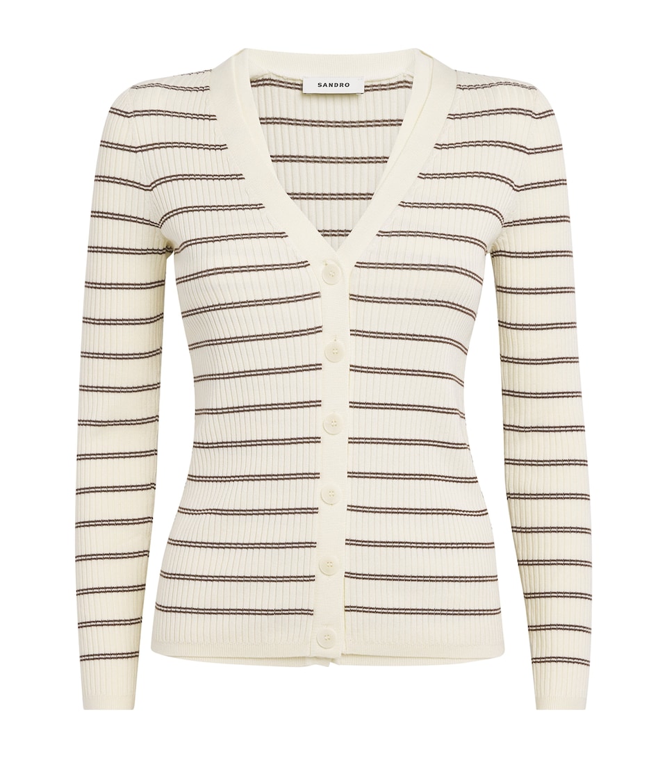 Ribbed Stripe Cardigan