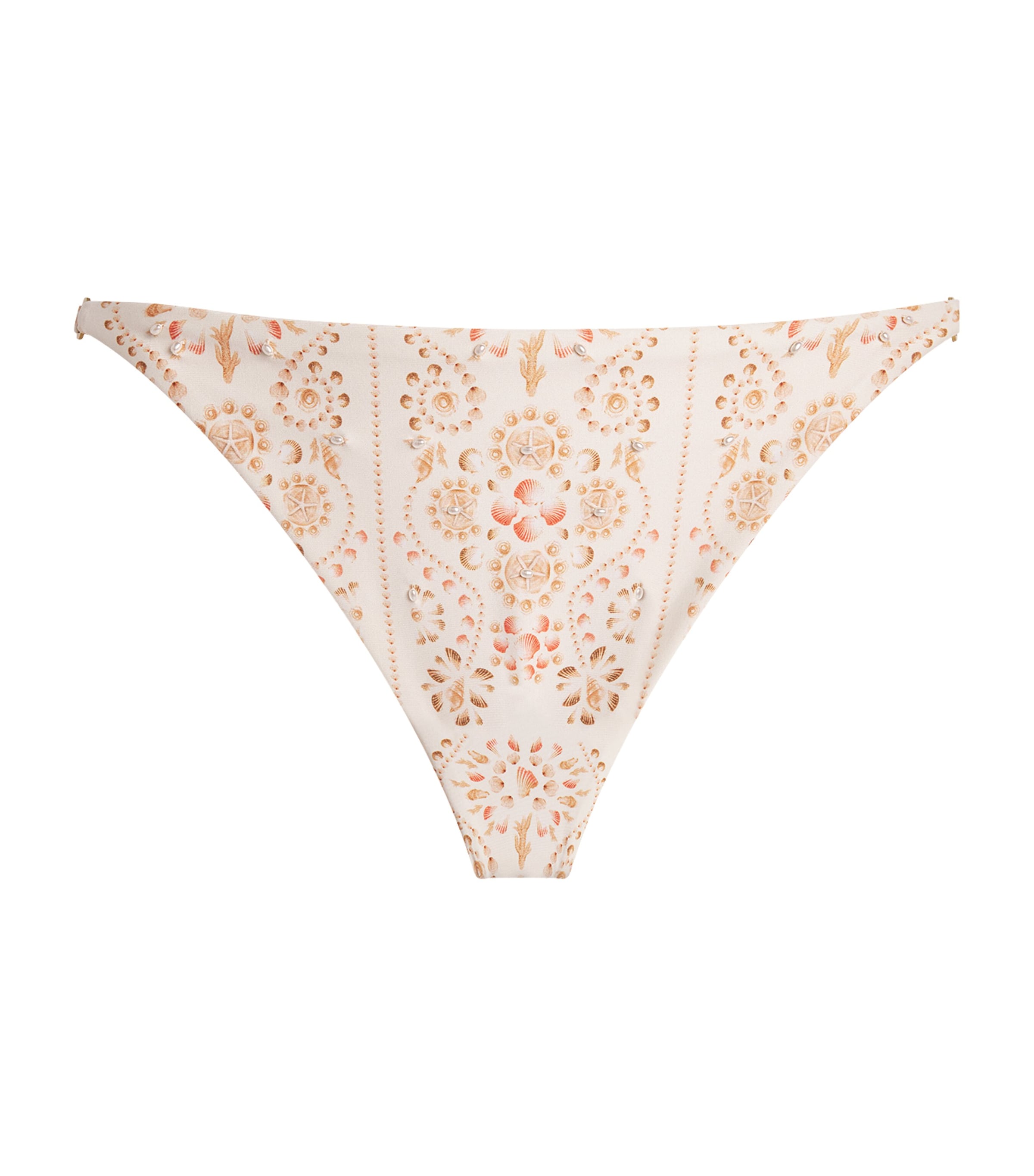 Agua By Agua Bendita Womens Embellished Palmira Play Bikini Bottoms