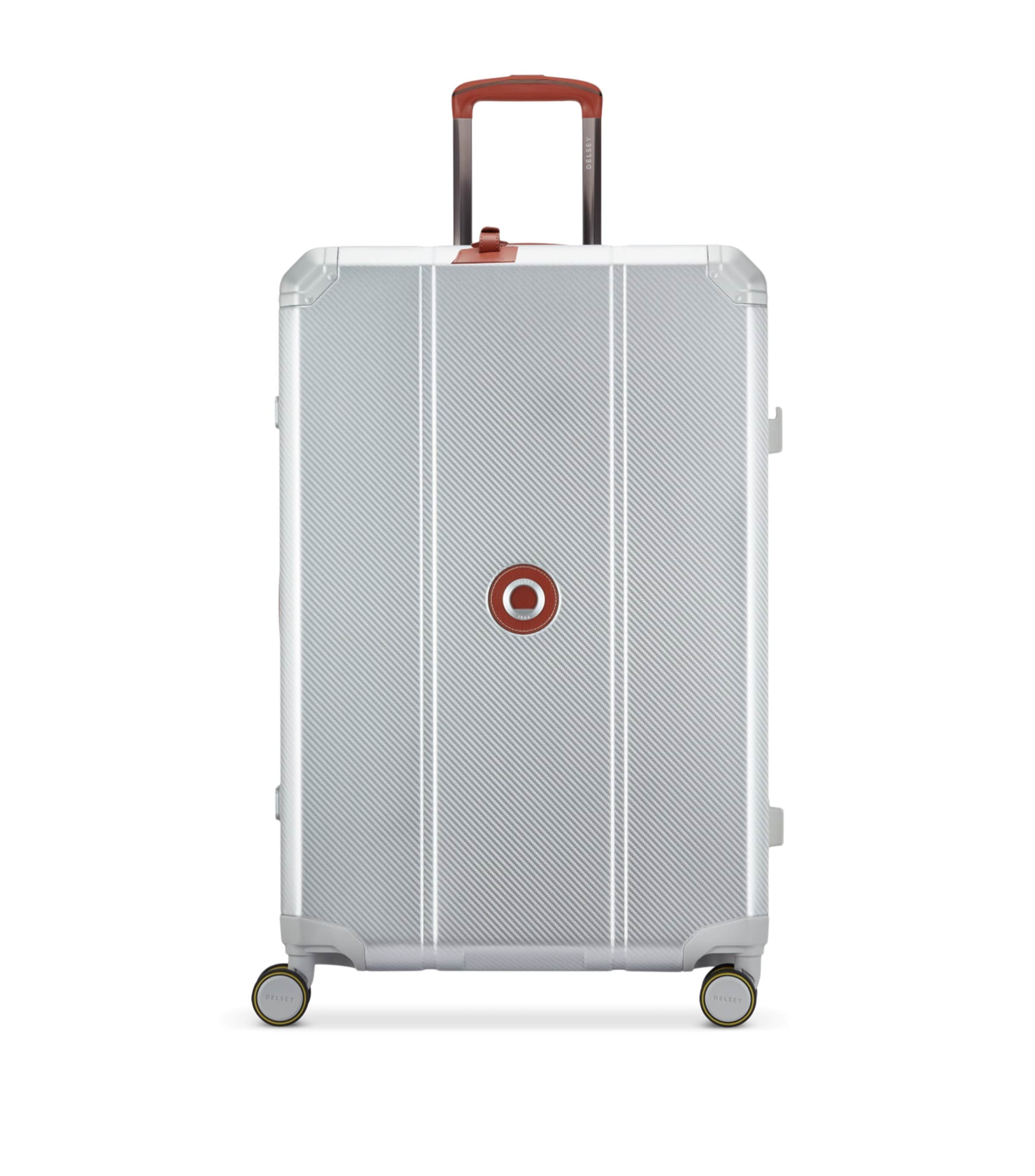 Delsey Hardside Check-In Suitcase (76cm) Silver