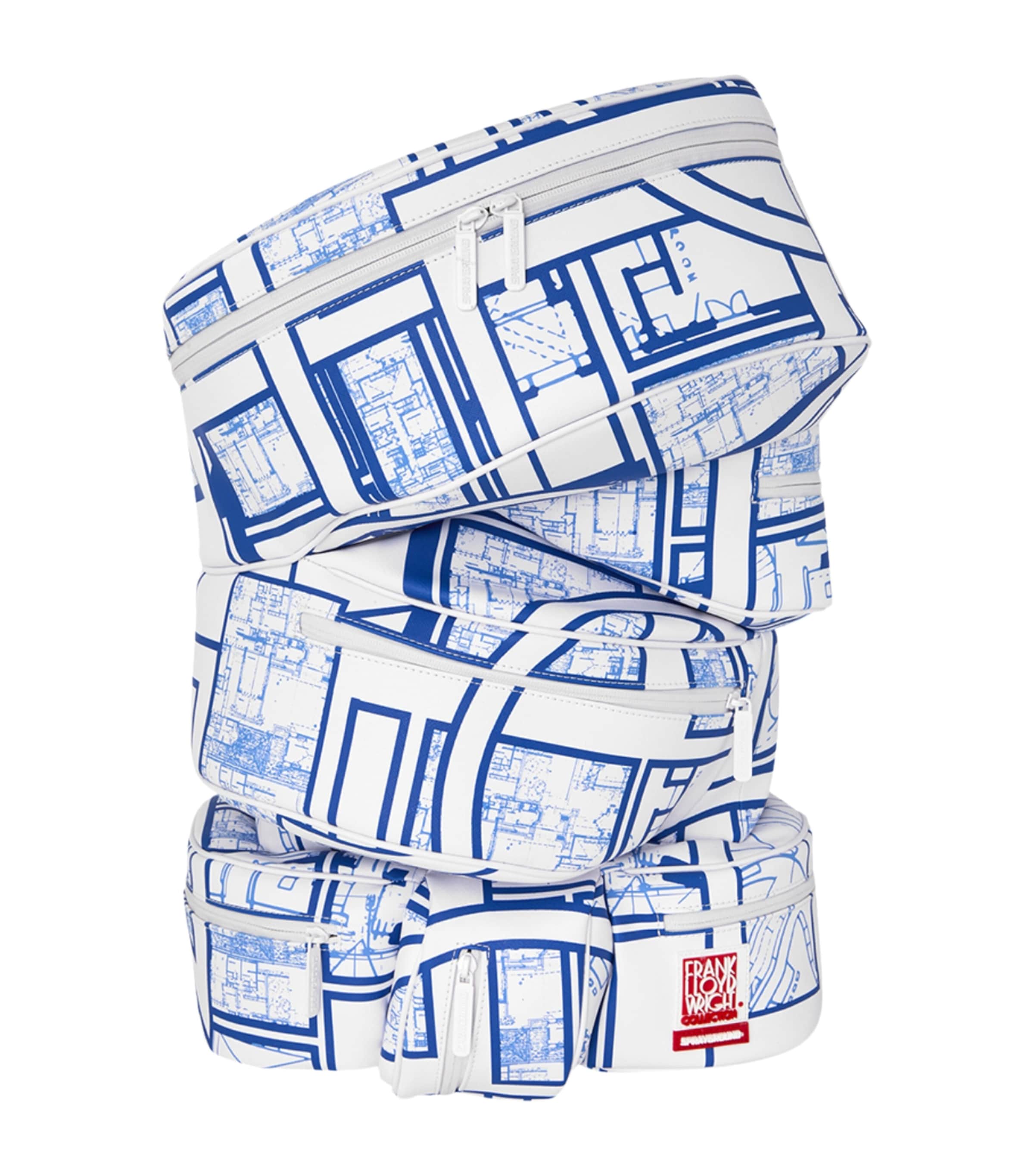 Sprayground Frank Lloyd Wright Backpack Blue Print