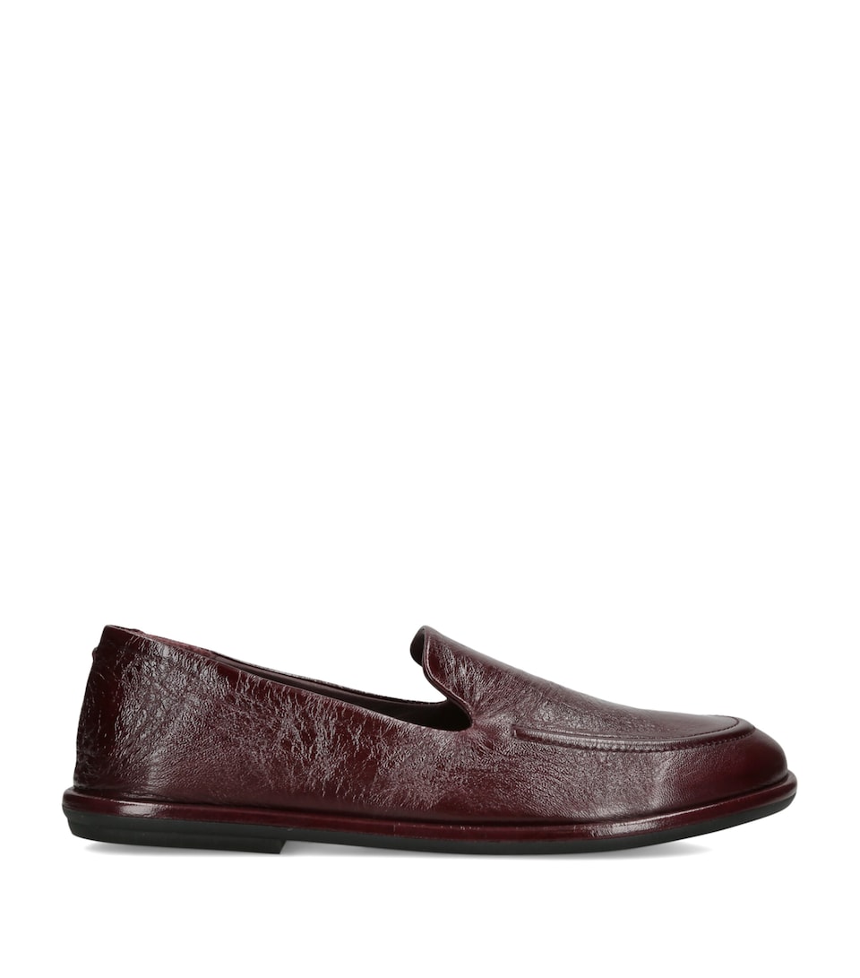 Officine Creative Leather Mienne Loafers Wine