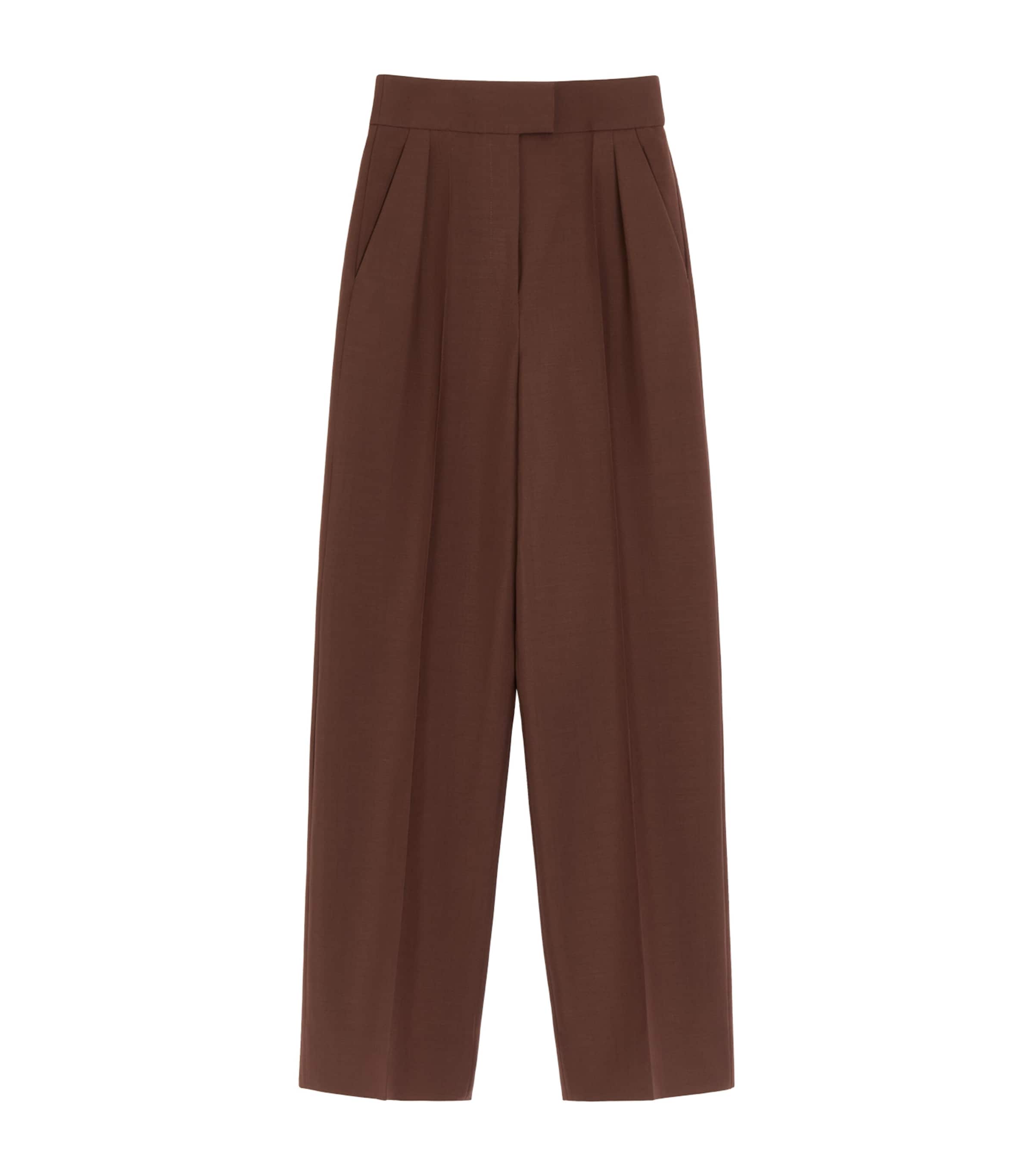 Valentino Womens Mohair Tailored Trousers