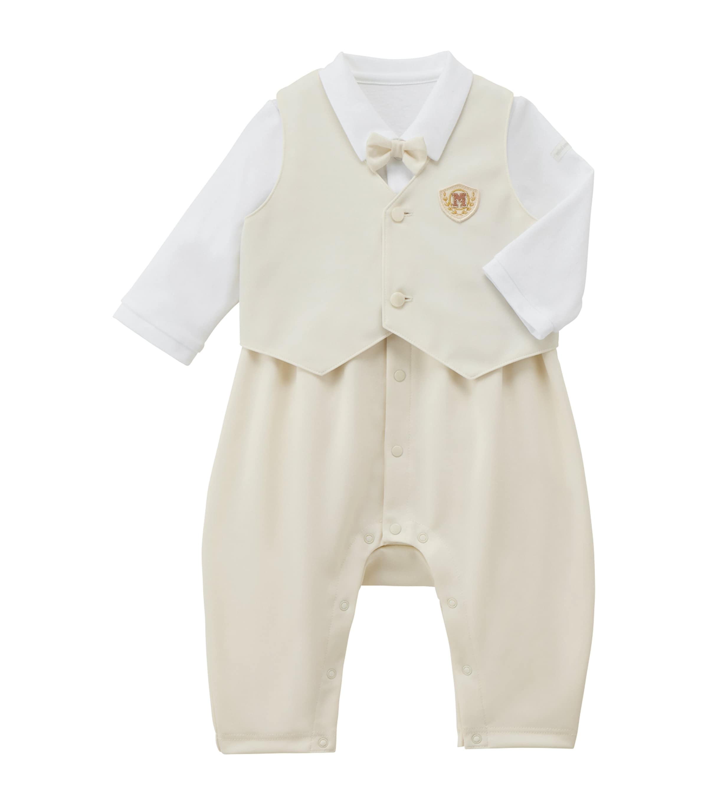 Miki House Playsuit, Waistcoat and Bow Tie Set (6-24 Months)