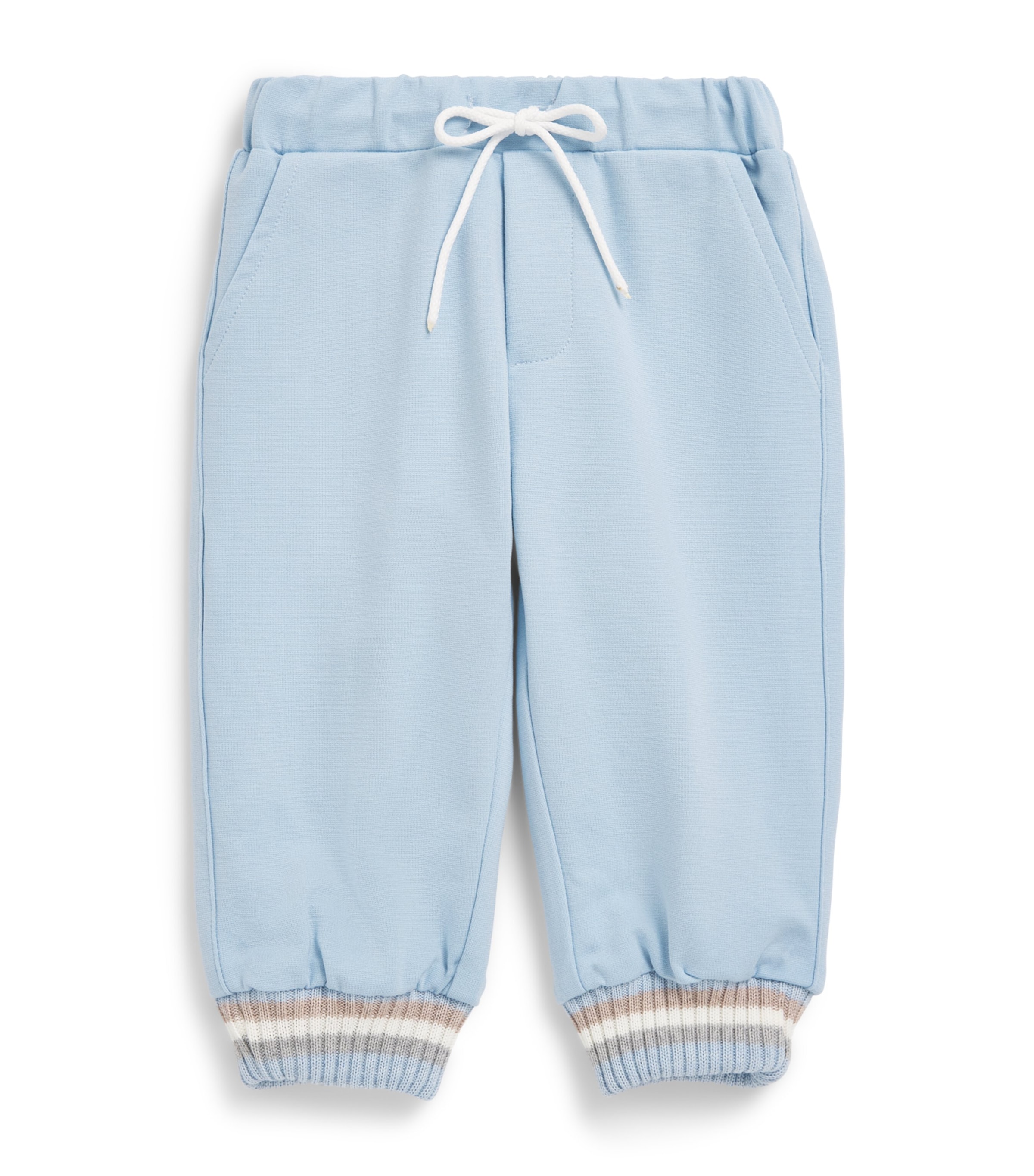 Bimbalo Knitted Drawstring Sweatpants (1 Month-4 Years) Pale Blue