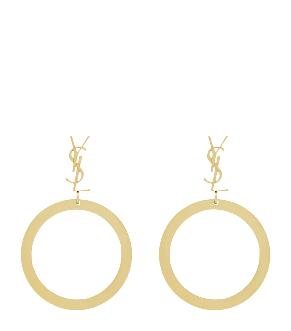 Cassandre Pendant Hoop Earrings