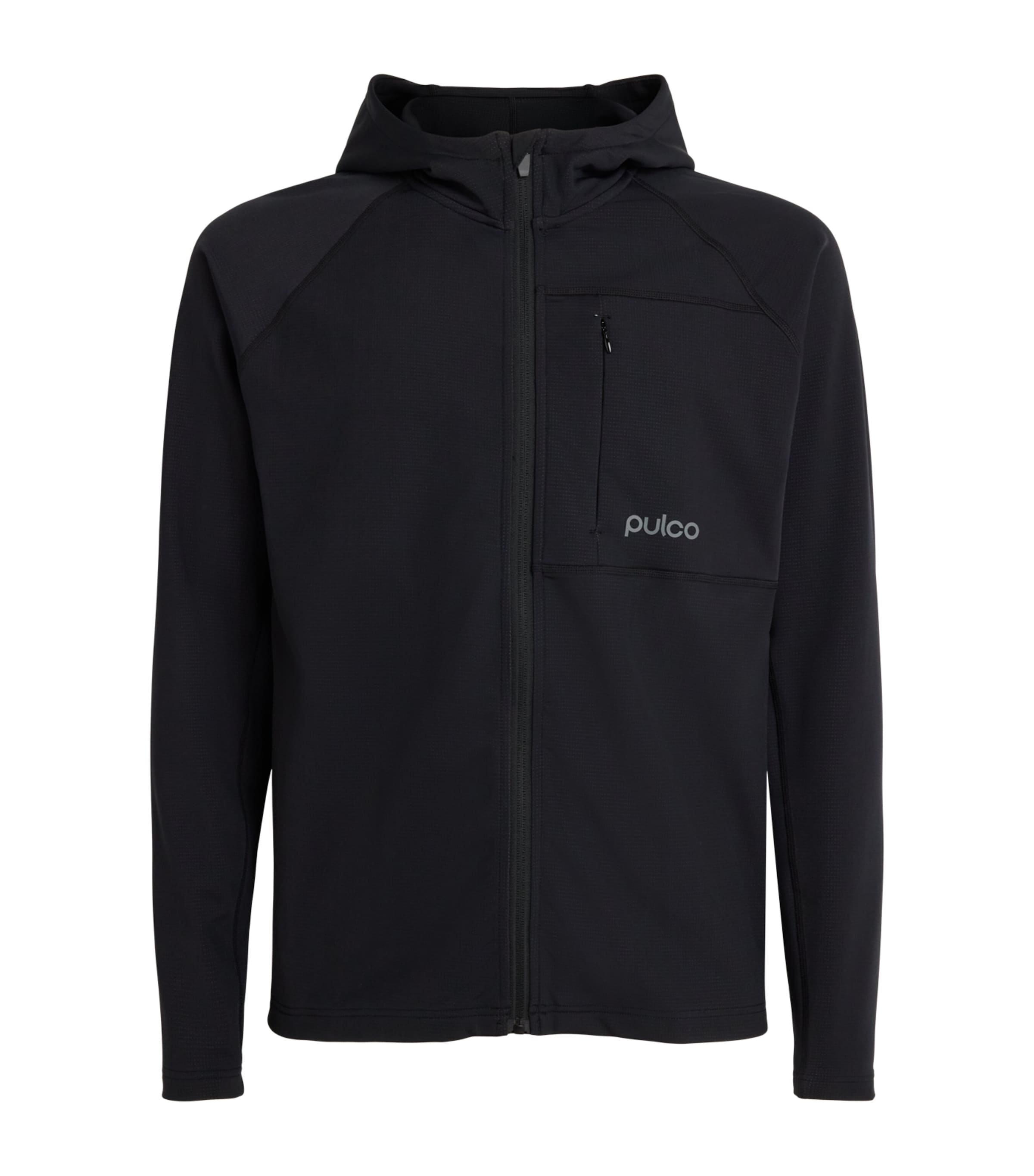 Pulco Studios Mens Full Zip Training Hoodie Black