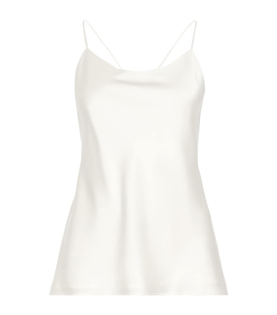 Max Mara Womens Silk Satin Cami Top Silk
