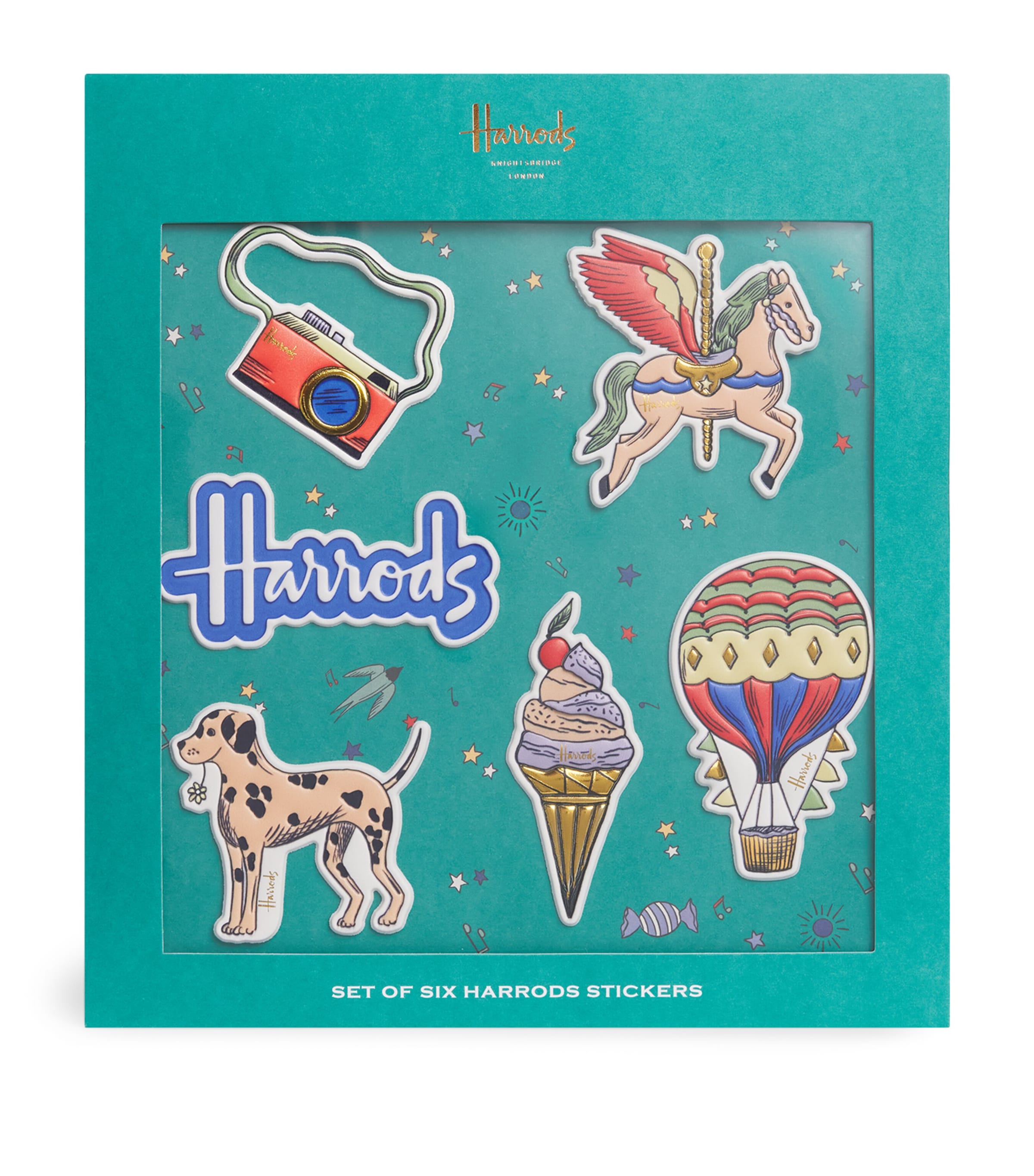 Sunday Afternoon 3D Sticker Set (Pack of 6)