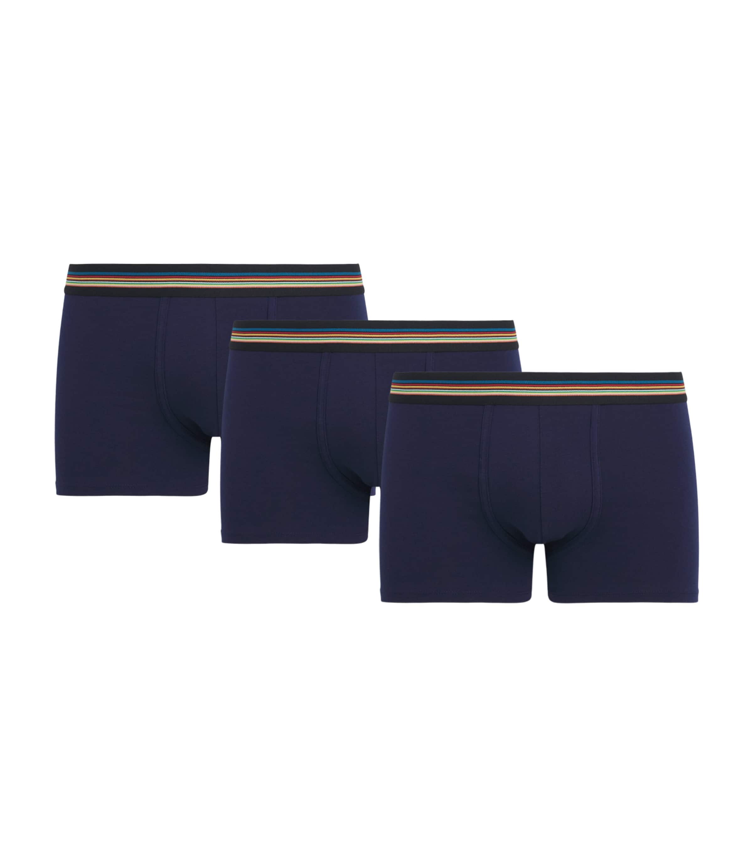 Paul Smith Mens Stretch-Organic Cotton Trunks (Pack of 3)