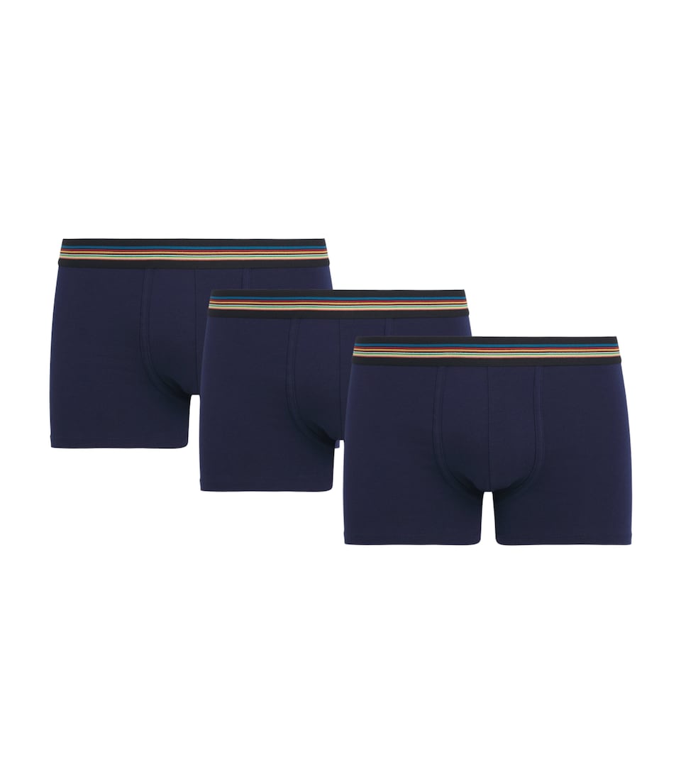 Paul Smith Mens Stretch-Organic Cotton Trunks (Pack of 3)