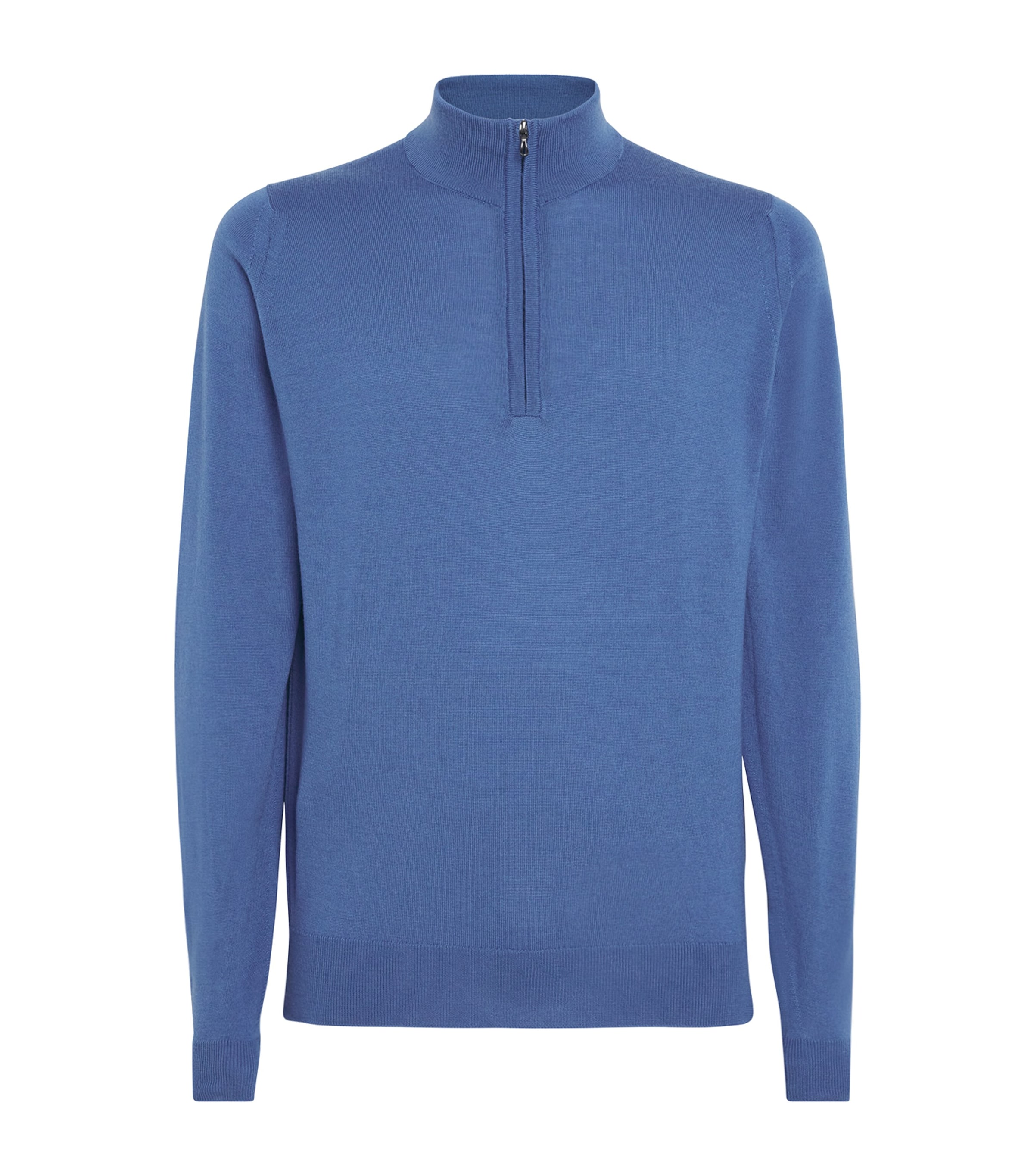 Extra Fine Merino Wool Half-Zip Tapton Sweater