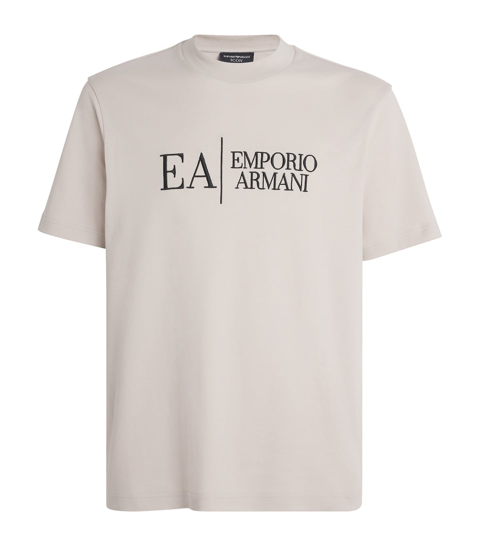 Emporio Armani Mens Cotton Logo T-Shirt