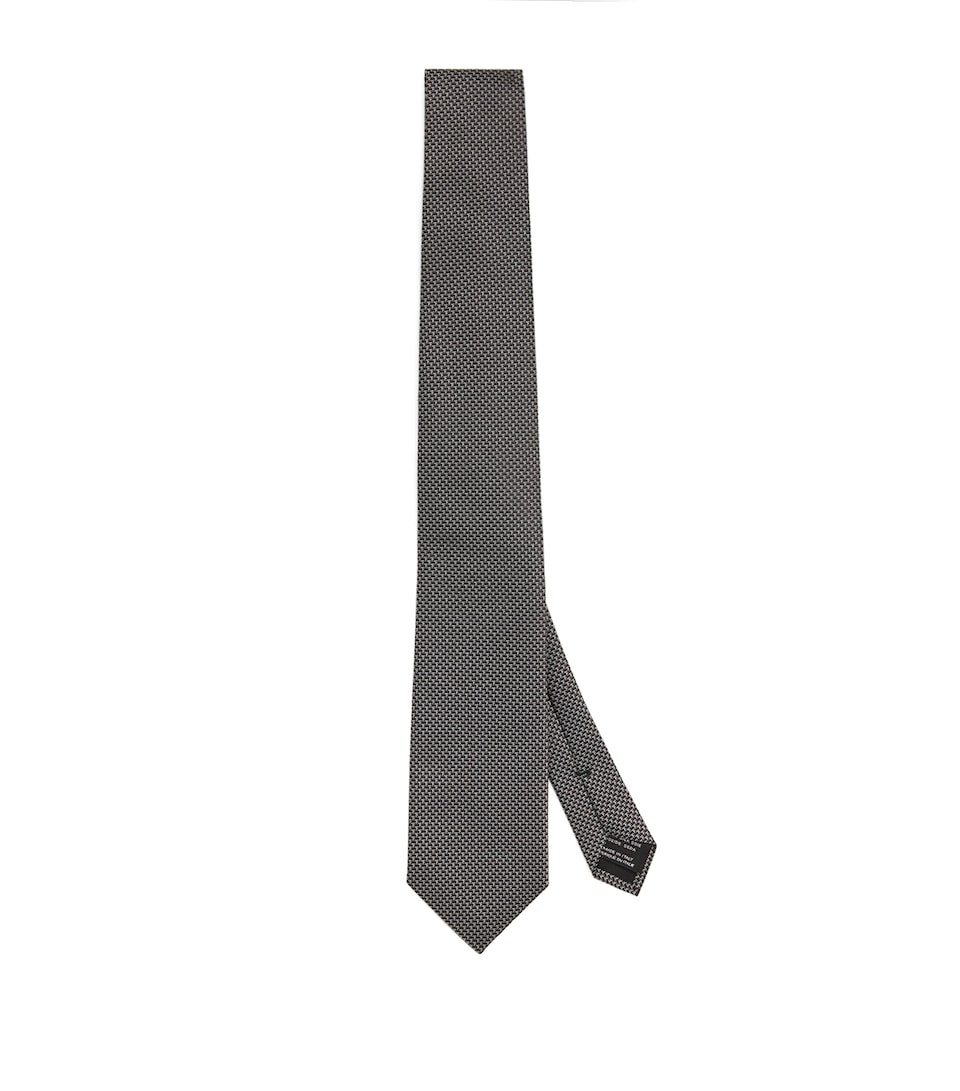 Silk Houndstooth Tie