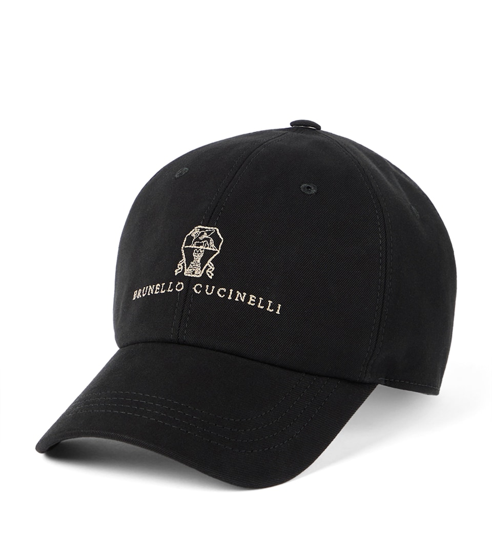 Brunello Cucinelli Cotton Crest Cap