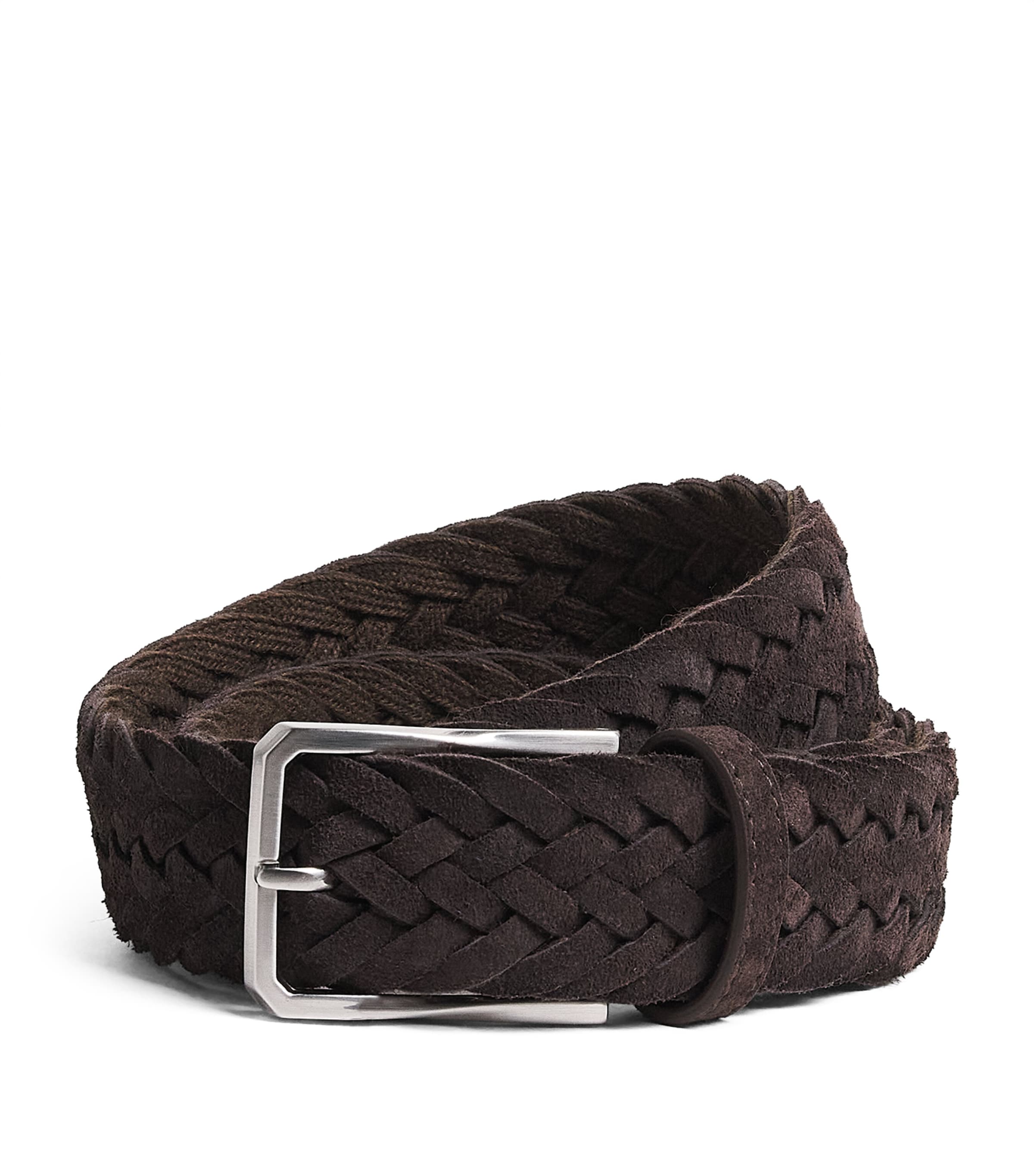 Suede Woven Belt