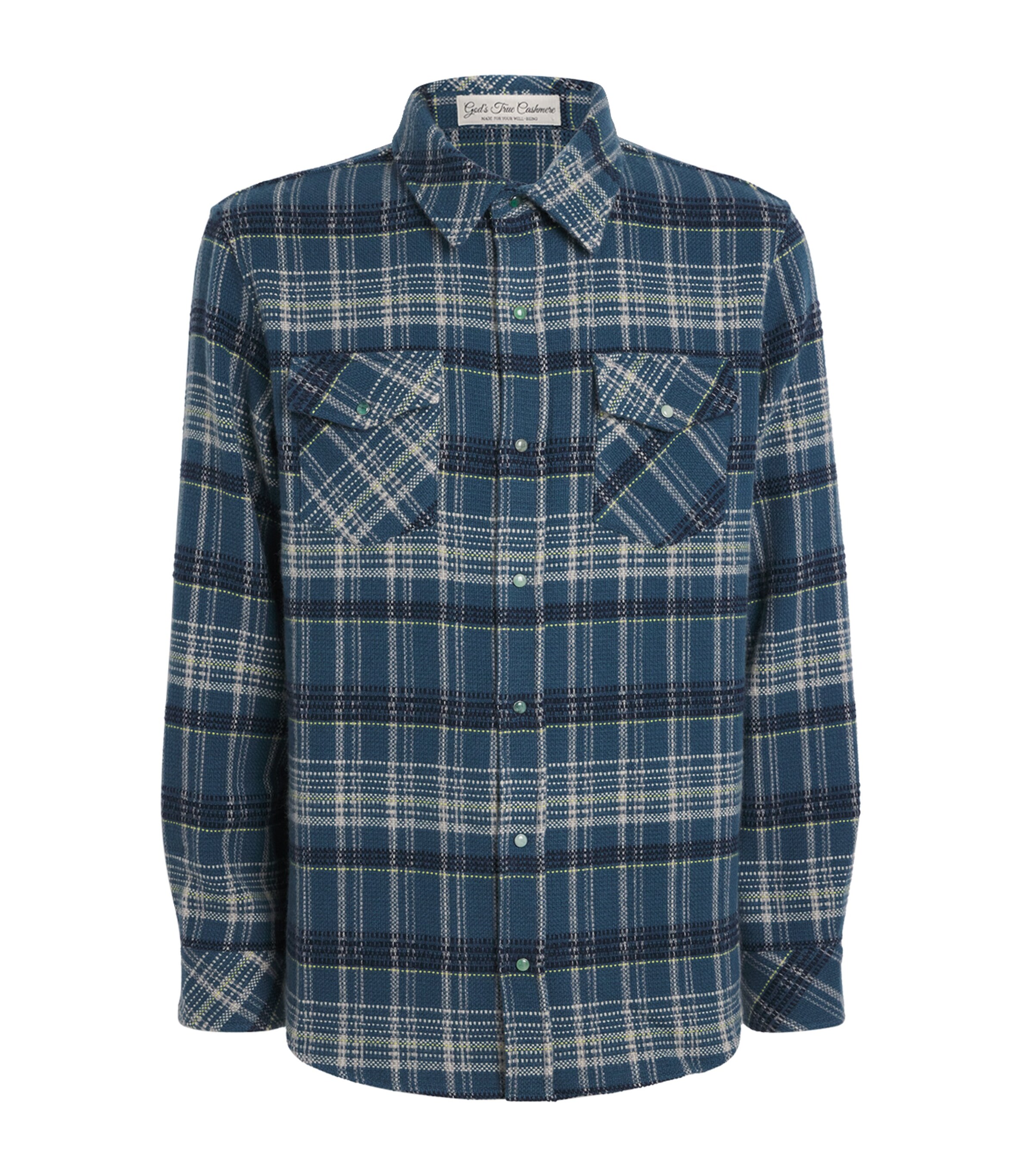 Cashmere Tartan Overshirt