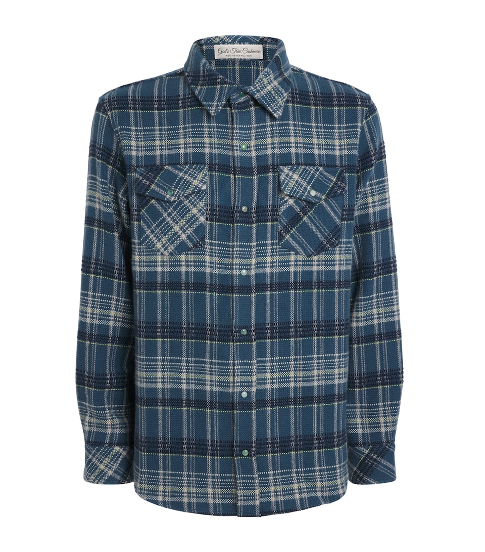 Cashmere Tartan Overshirt