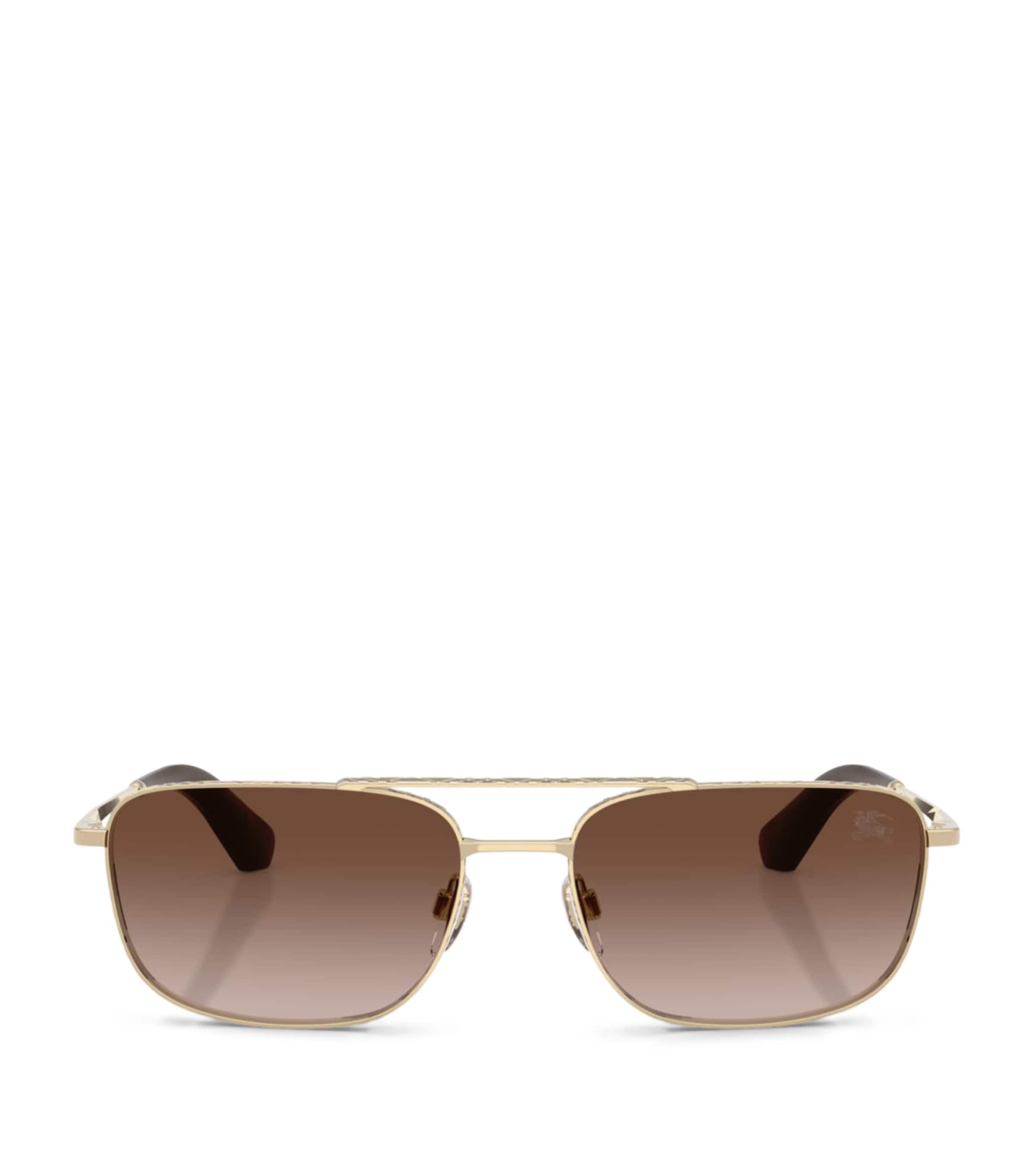 Burberry Metal BE3170 Pilot Sunglasses Gold