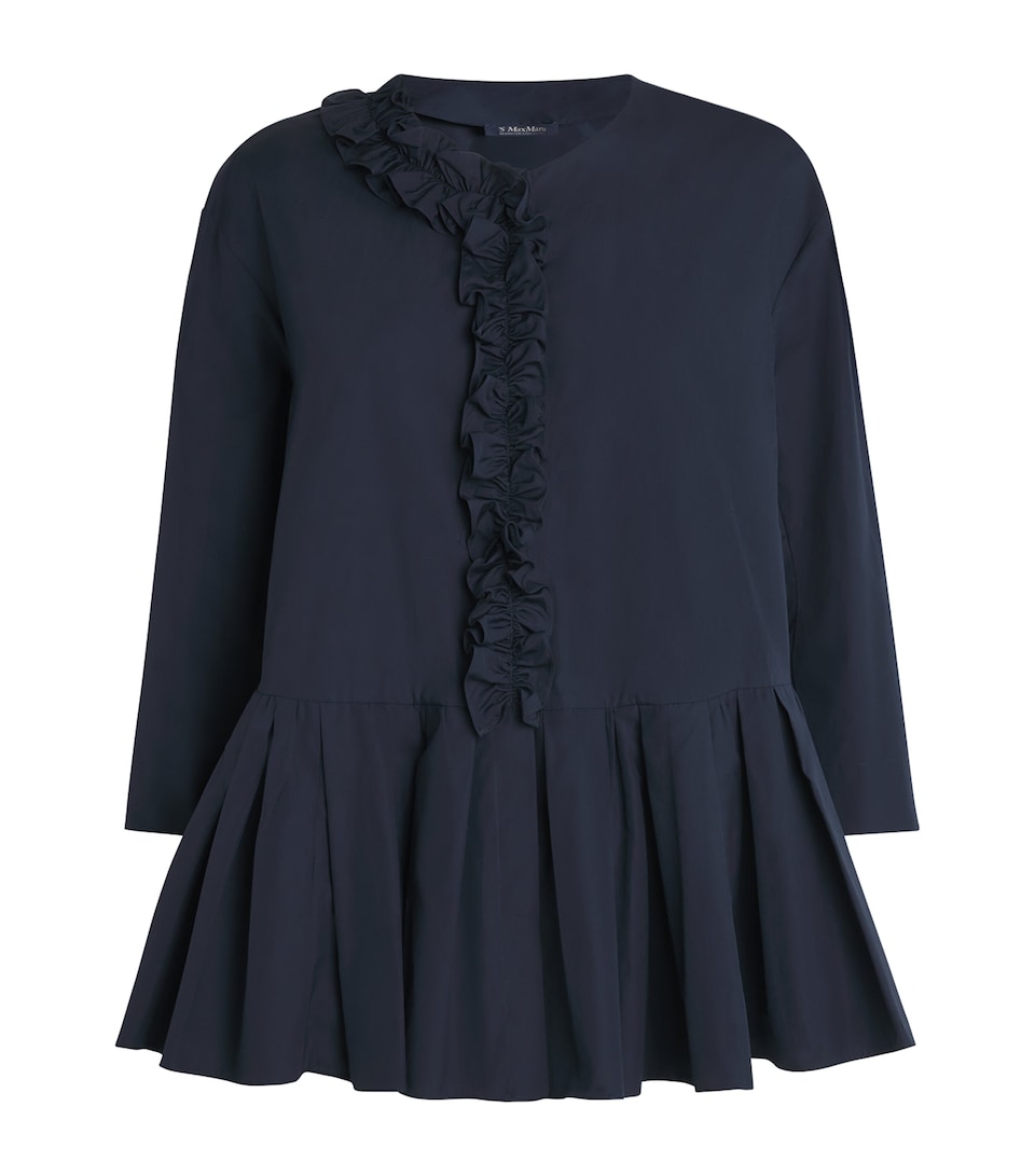 Cotton Ruffle-Detail Shirt