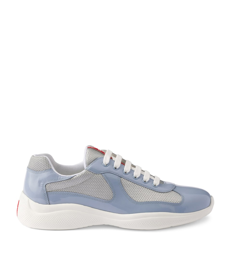 Leather-Blend America's Cup Sneakers