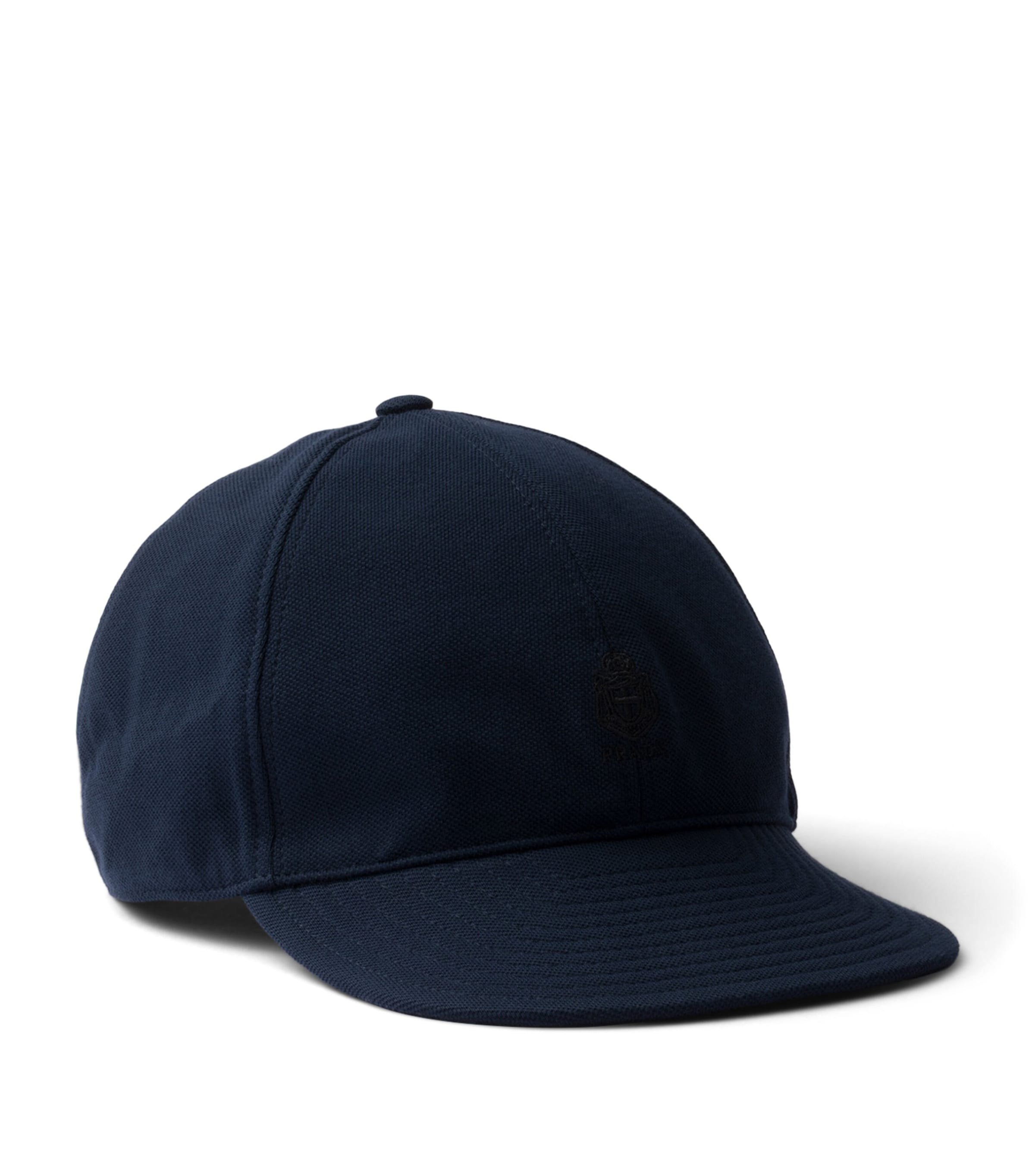 Prada Cotton Baseball Cap Blue