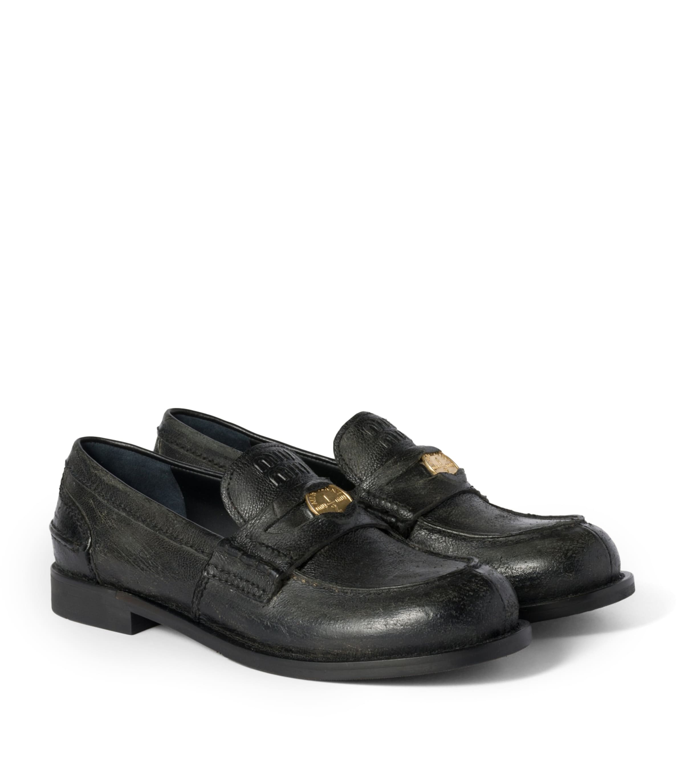 Leather Penny Loafers
