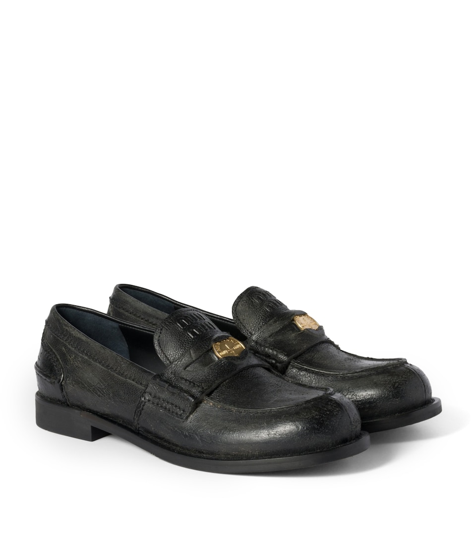 Leather Penny Loafers