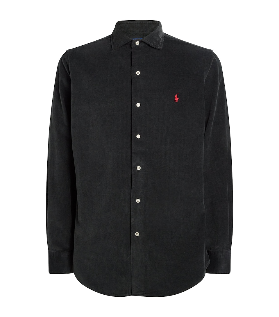 Cotton Corduroy Logo Shirt