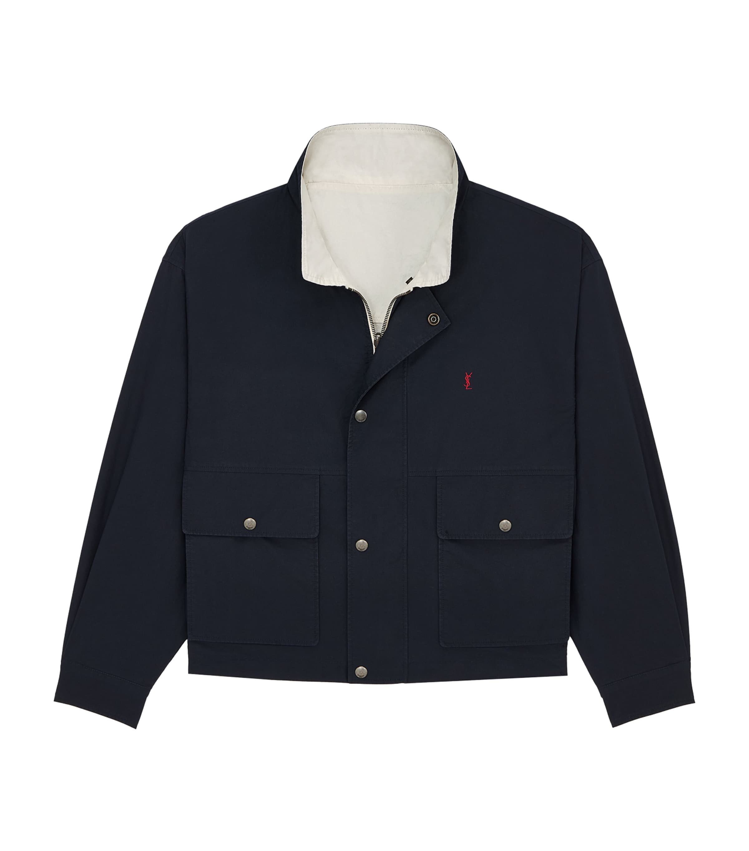 Saint Laurent Mens Cotton Reversible Jacket
