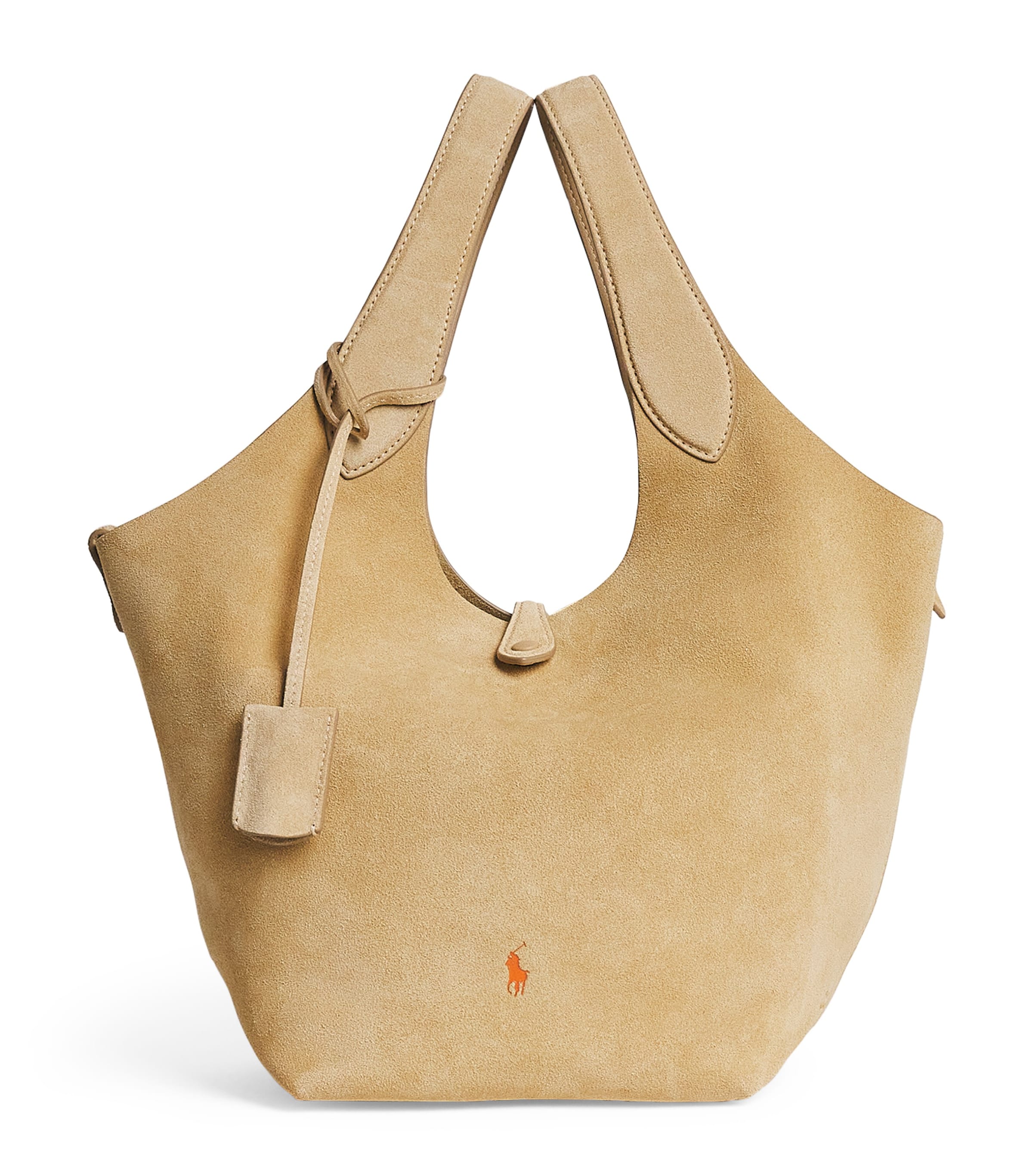 Medium Leather Polo Play Tote Bag