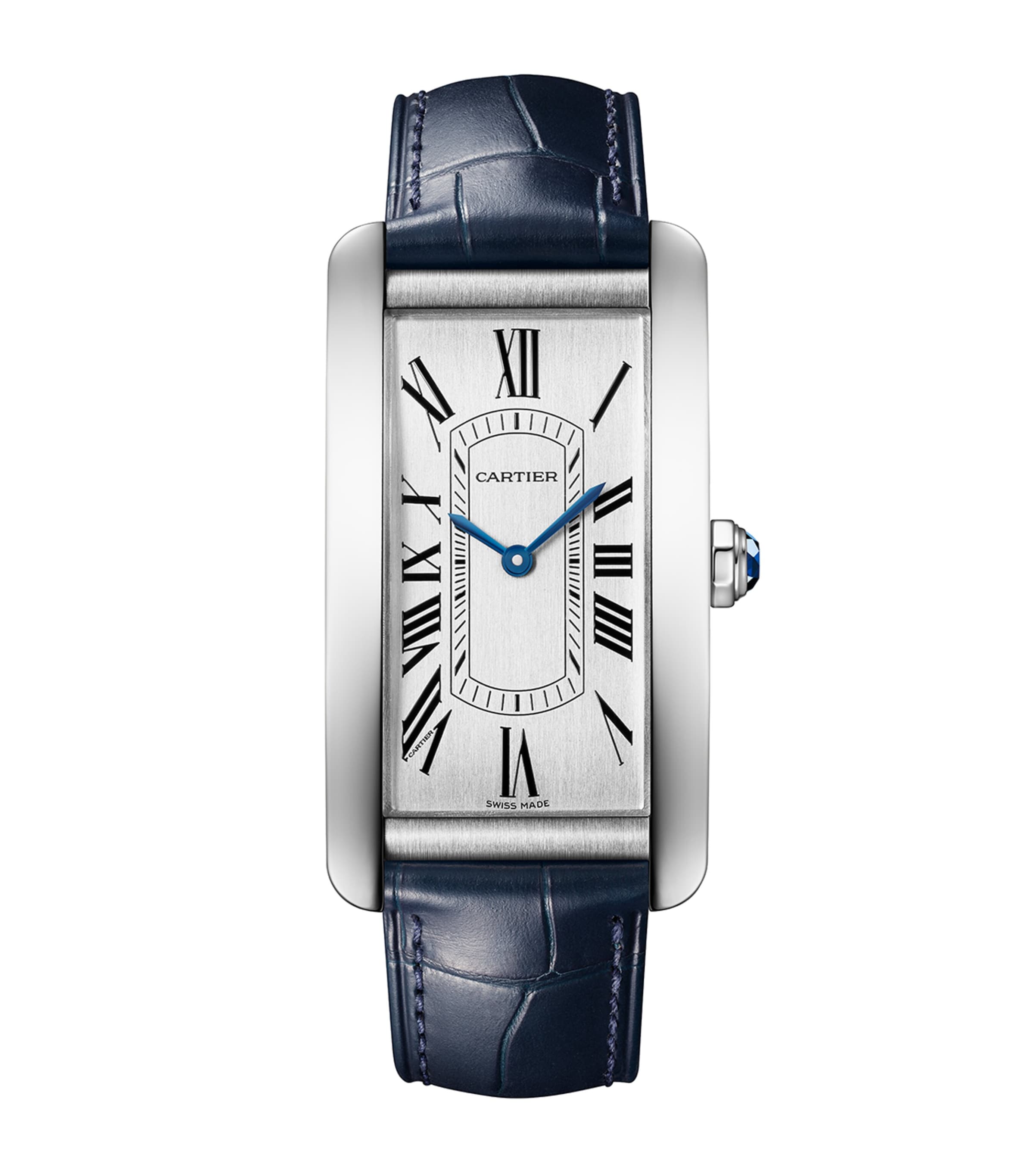 Cartier Large Stainless Steel Tank Américaine Watch 24.4mm Steel