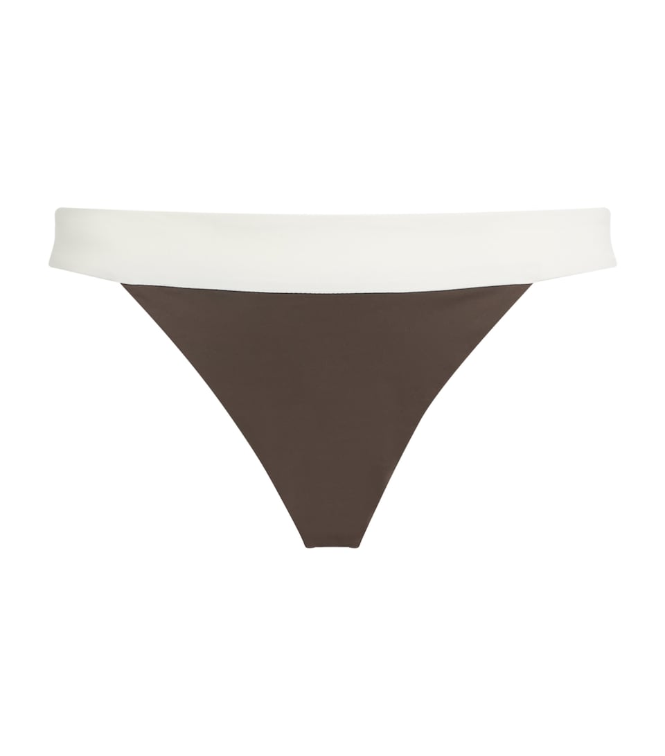 AWAY THAT DAY Womens Grenada Bikini Bottoms Espresso/ivory
