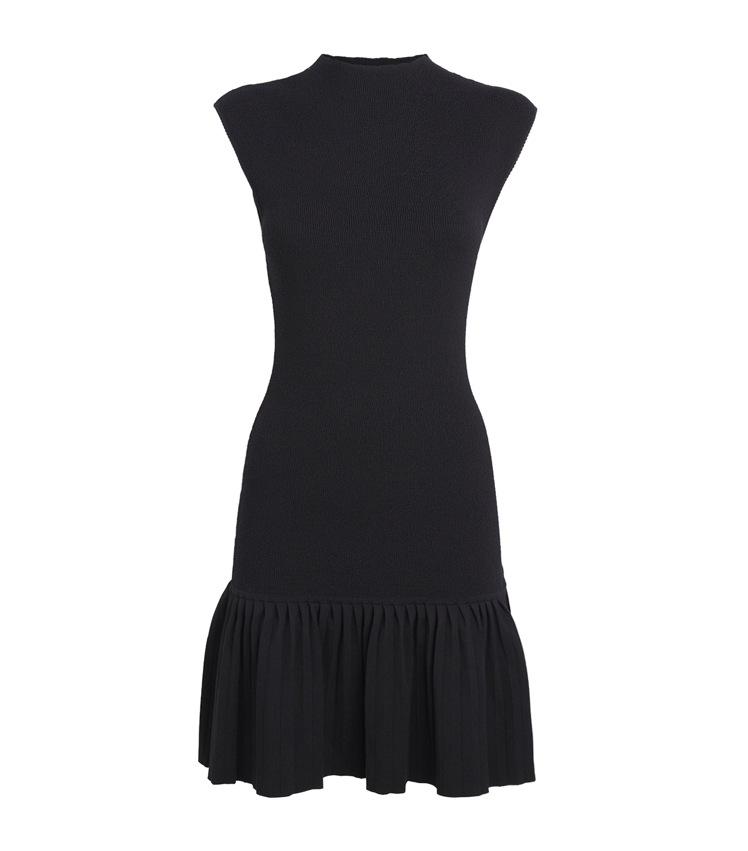 Claudie Pierlot Womens Knitted Mini Dress Black