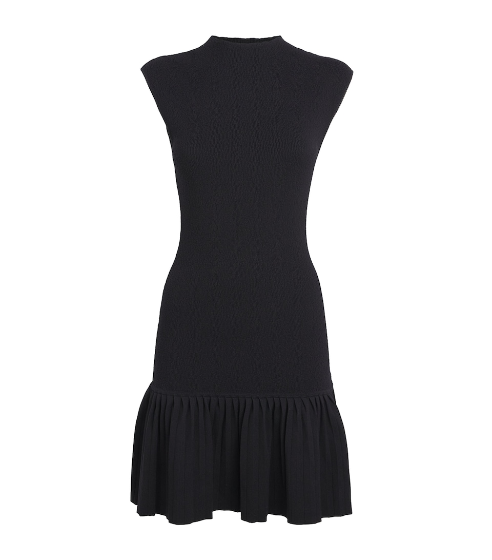 Claudie Pierlot Womens Knitted Mini Dress Black