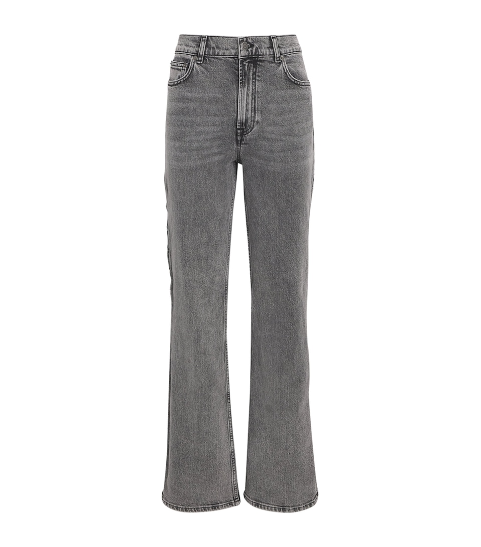 Embellished Straight Jeans
