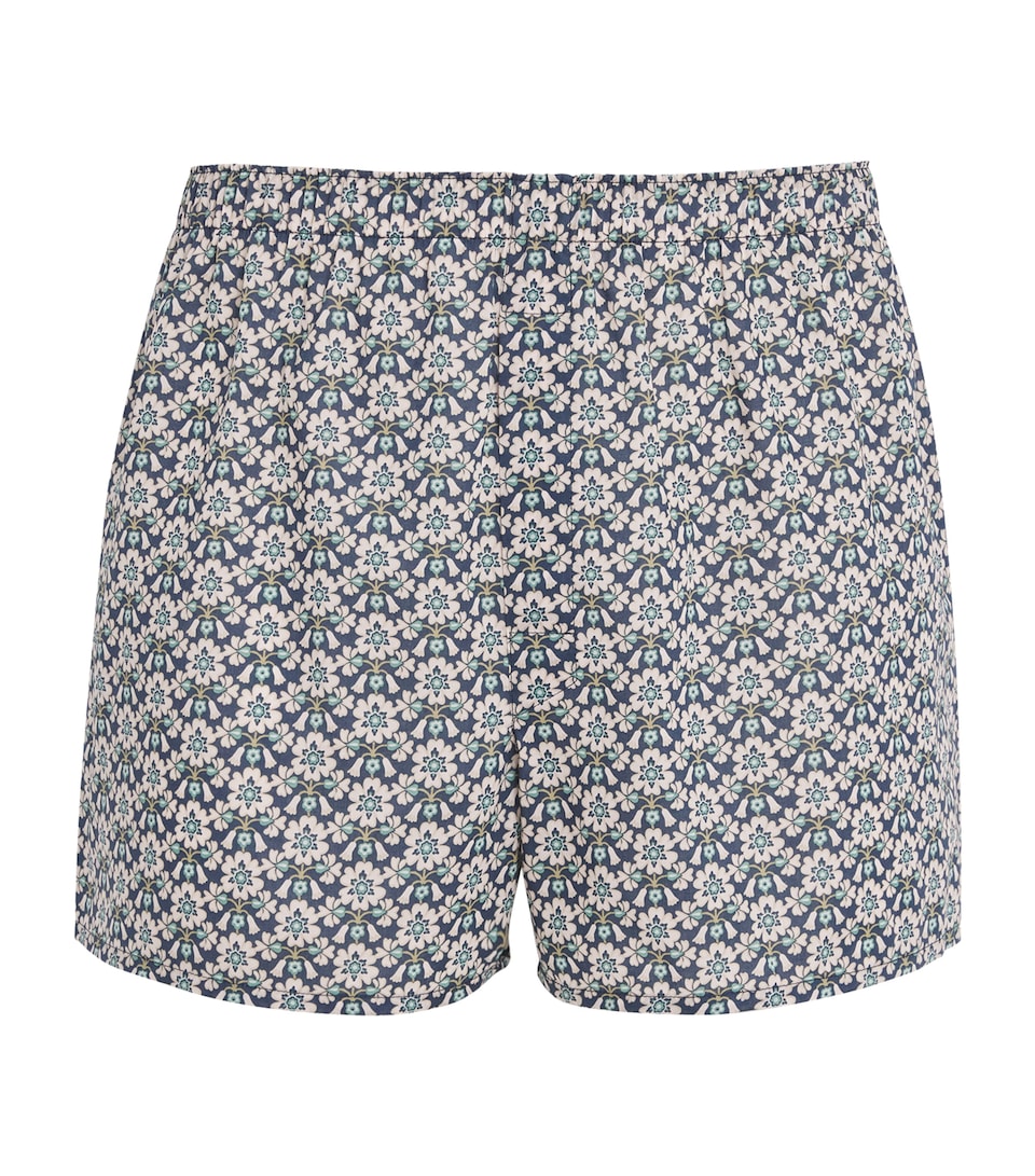 Cotton Tropical Floral Boxer Shorts