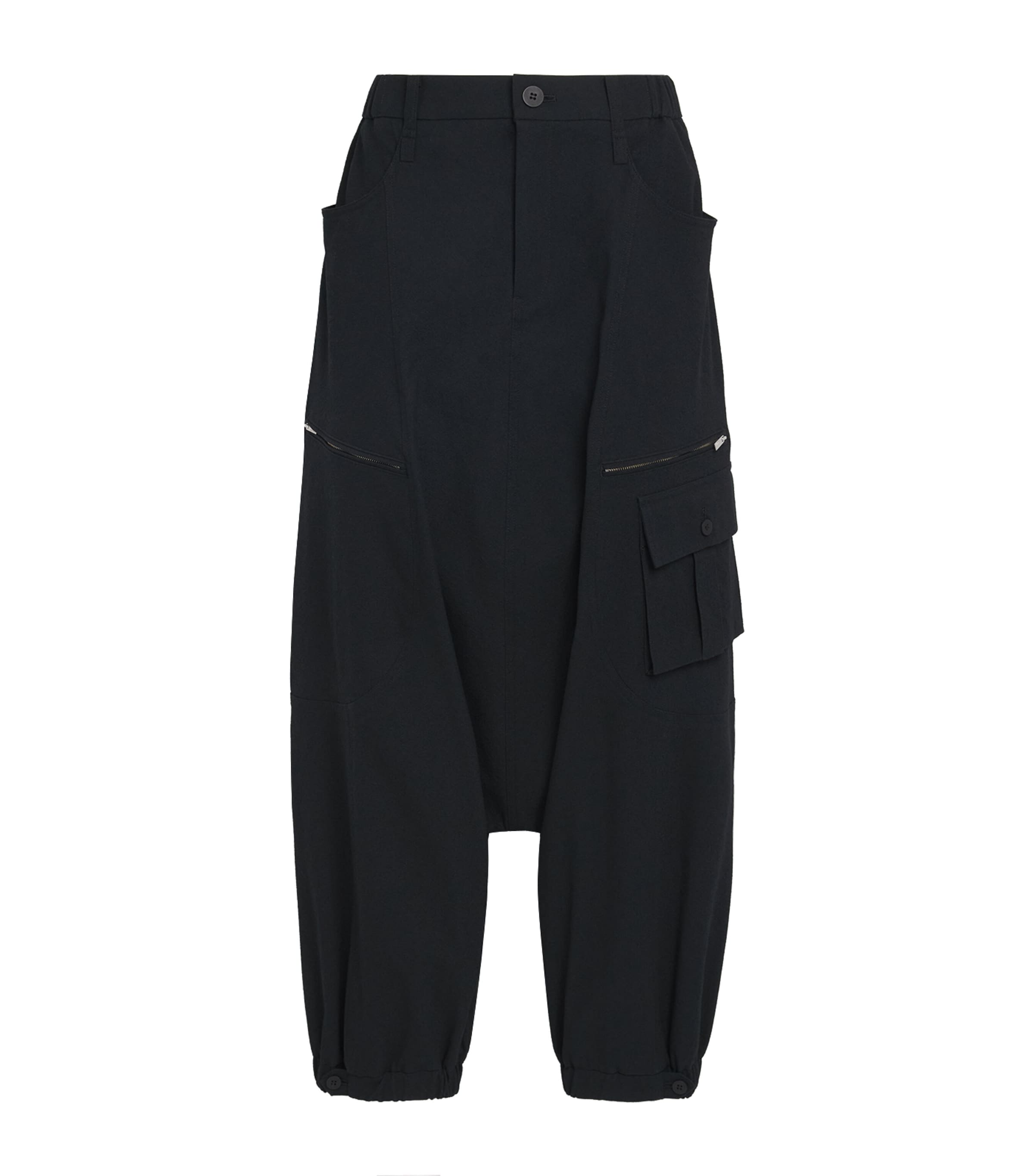 Issey Miyake Womens Grainy Pants Tailored Trousers Black