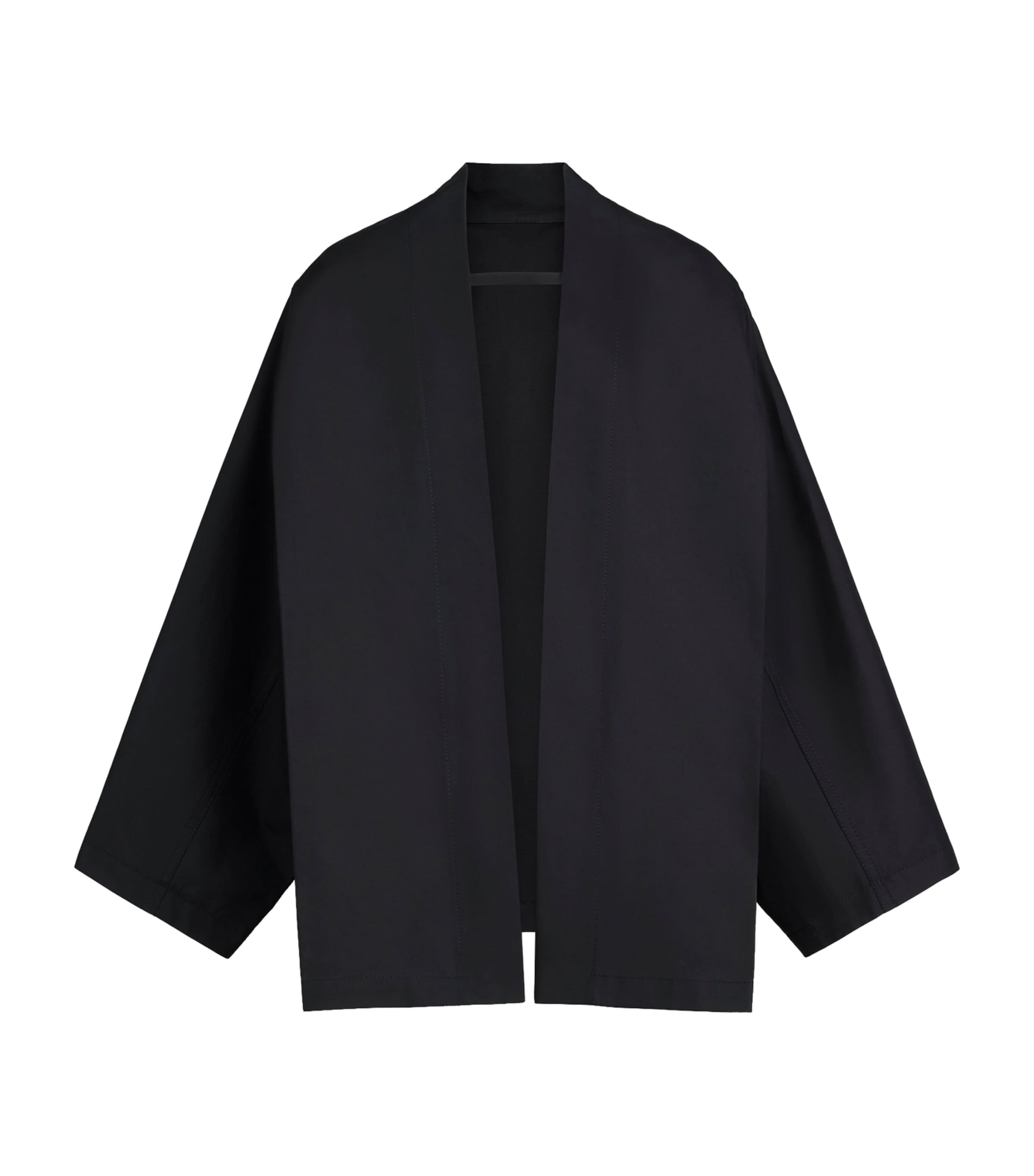 Alaïa Womens Cotton Poplin Reverse Jacket Noir Alaia