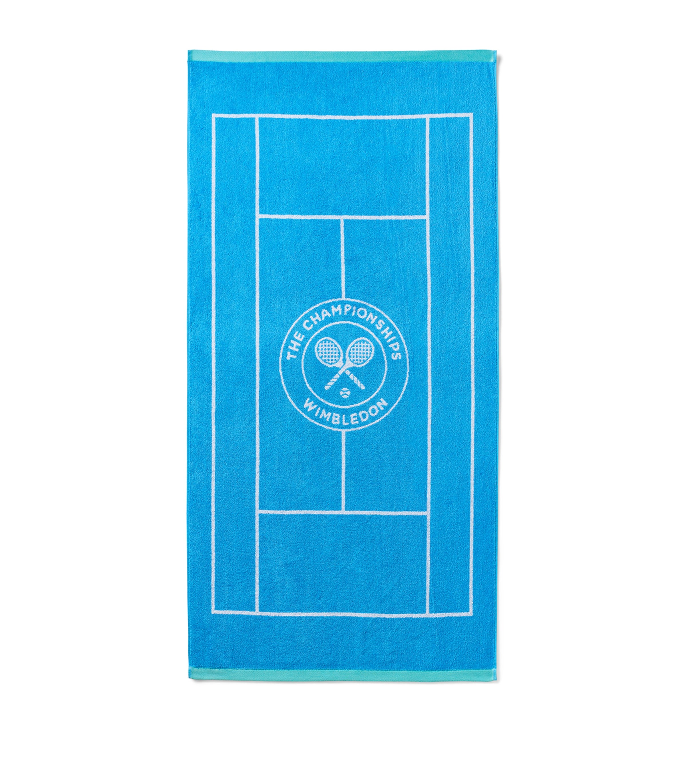 x Wimbledon Tennis Court Bath Towel (70cm x 133cm)