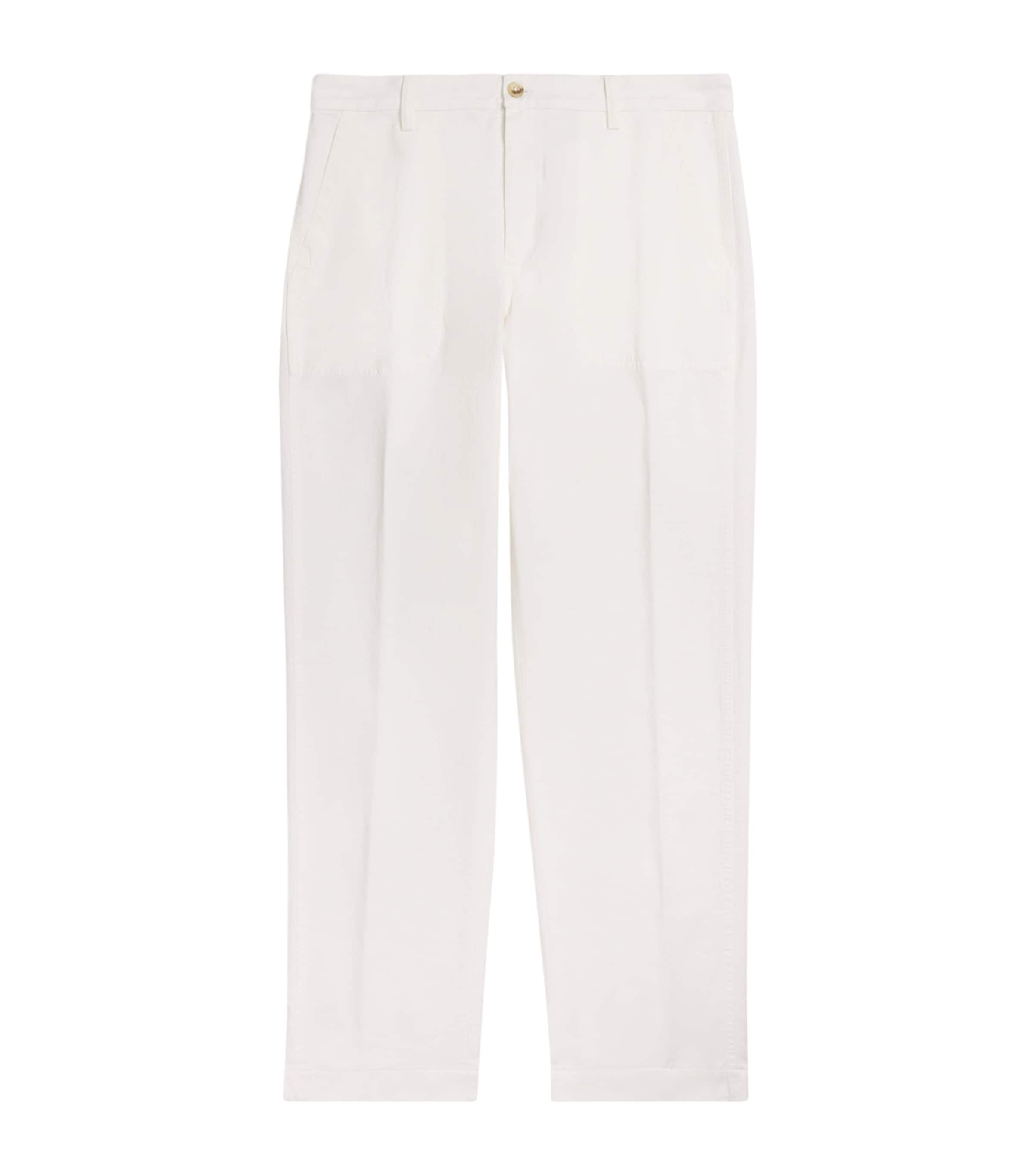Stretch-Cotton-Cashmere Chinos