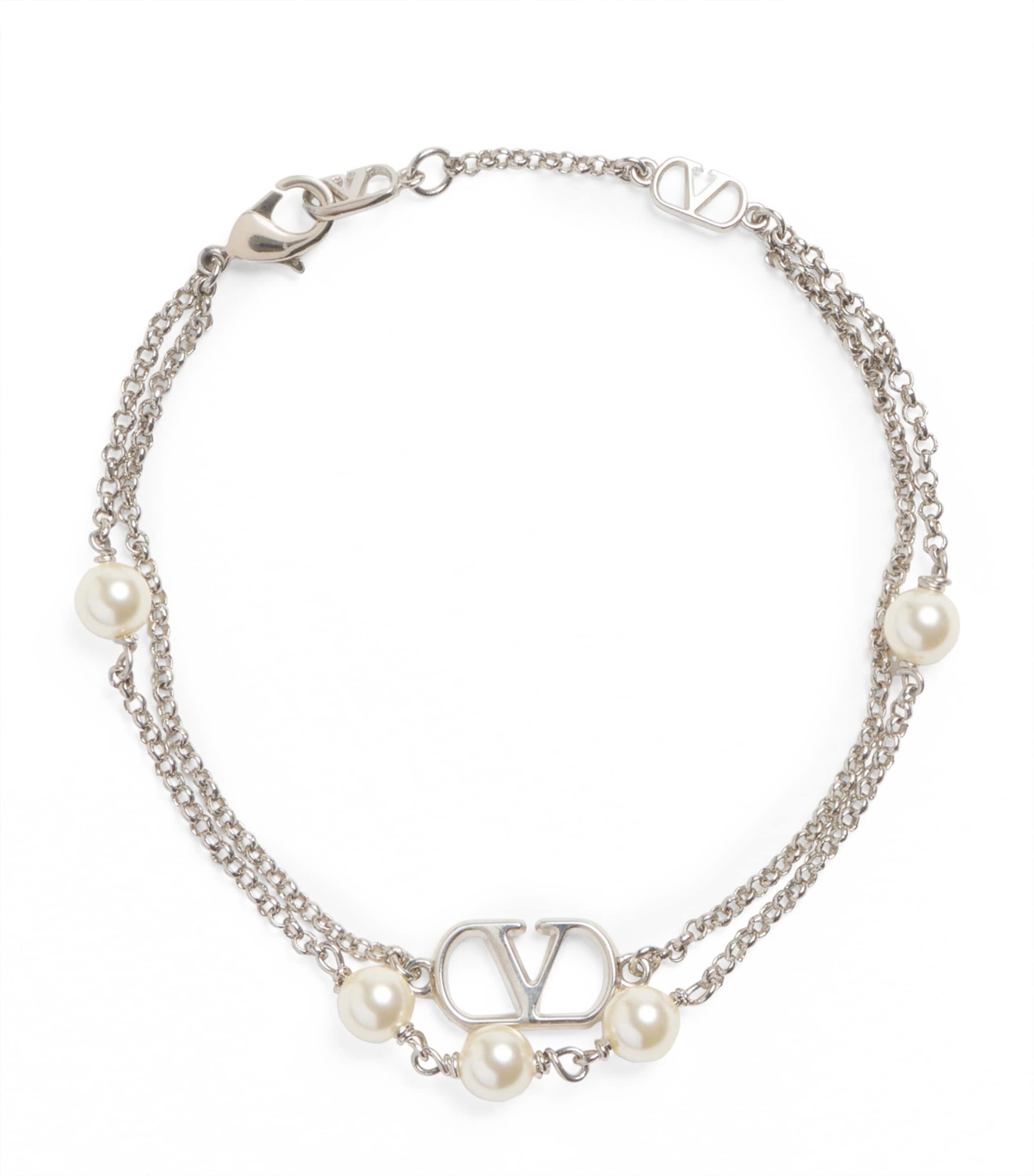 Valentino Garavani VLogo Signature Bracelet | Harrods UK