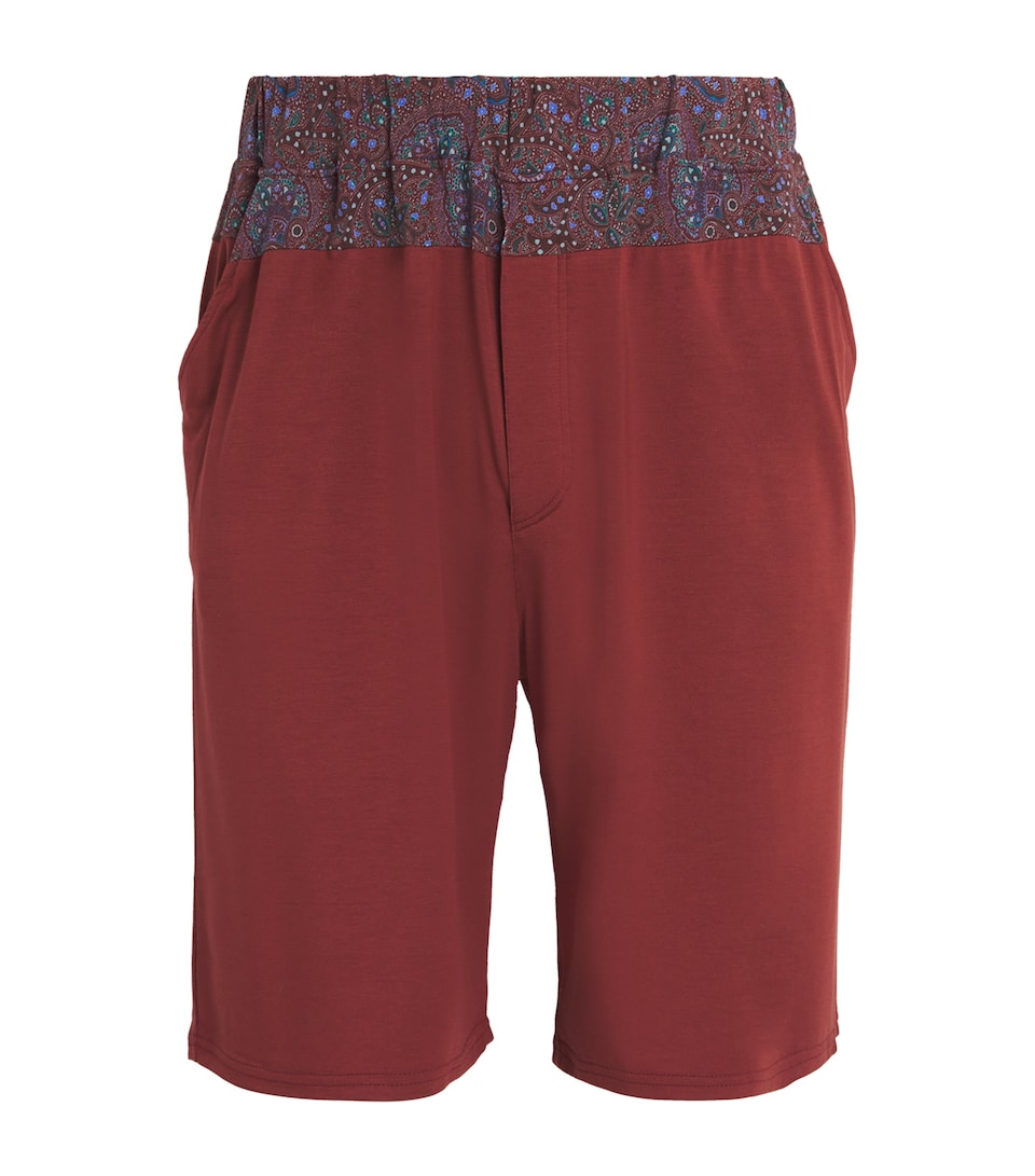 Paisley Trim Aristo Shorts