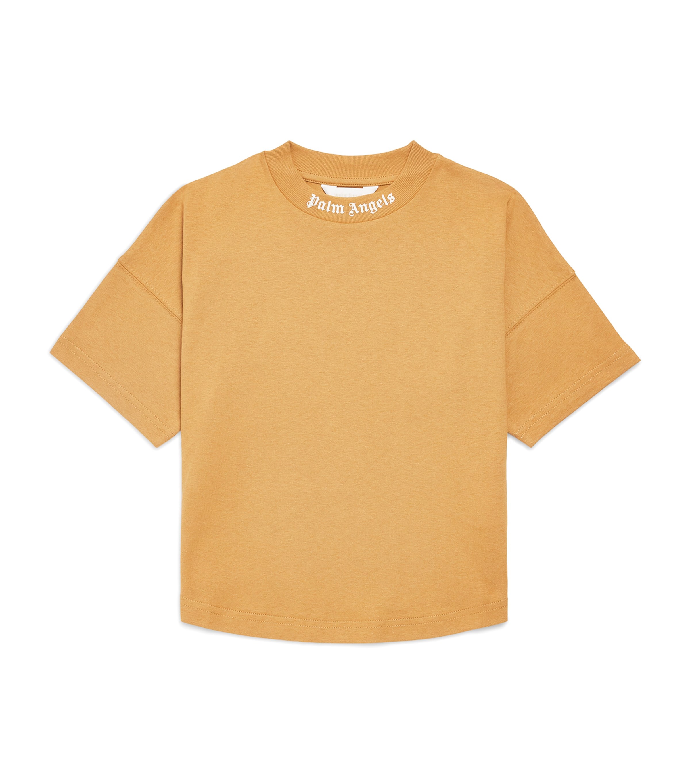 Palm Angels Kids Cotton Logo T-Shirt (4-12+ Years) Chipmunk