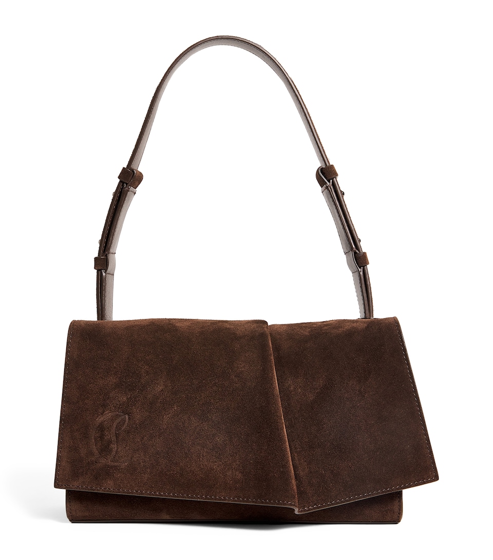 Baggy Small Suede Shoulder Bag