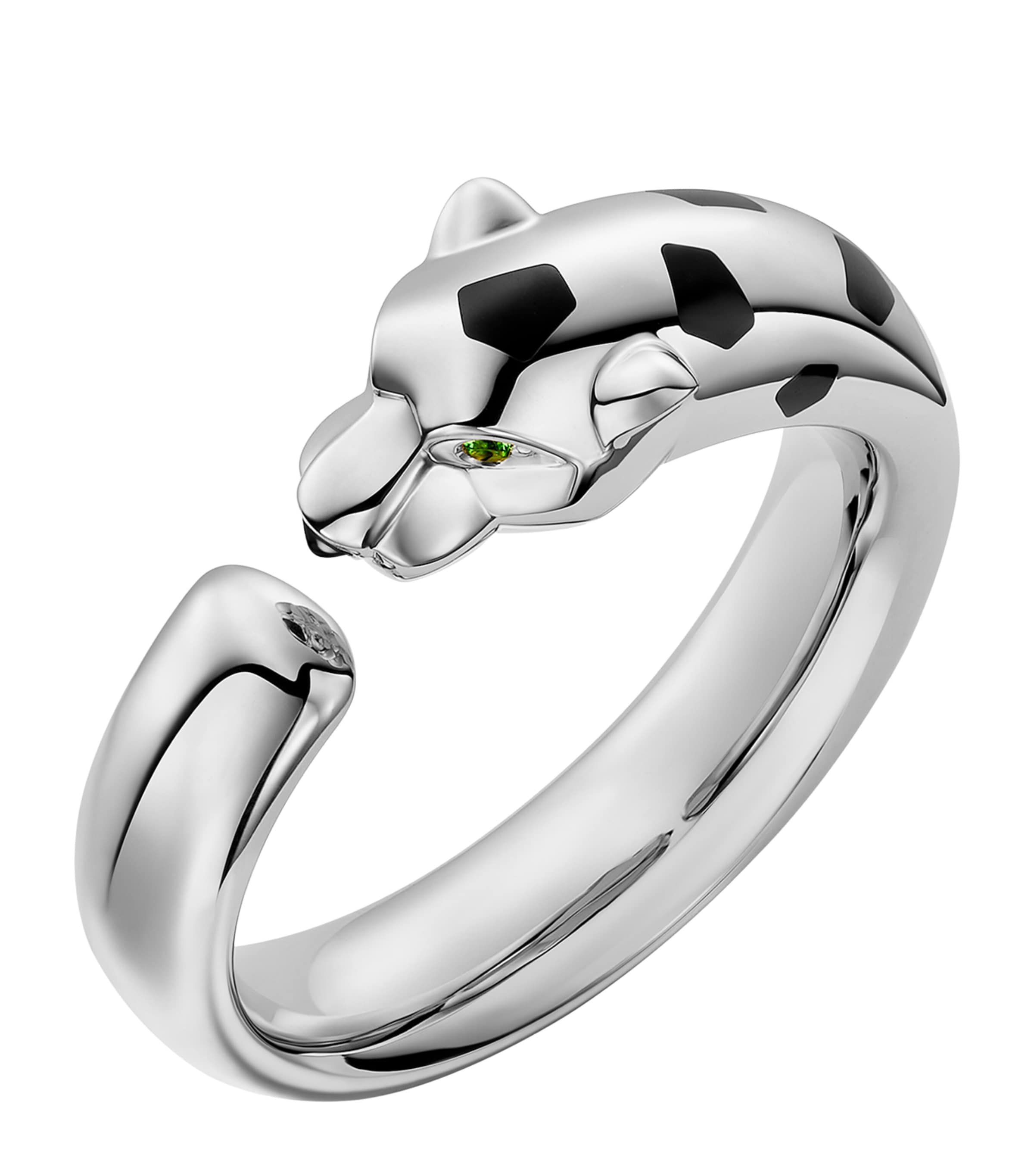 Cartier White Gold, Tsavorite and Onyx Panthère de Cartier Ring White Gold