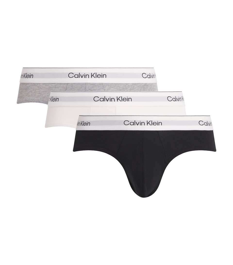 Cotton Stretch Icon Hip Briefs (Pack of 3)